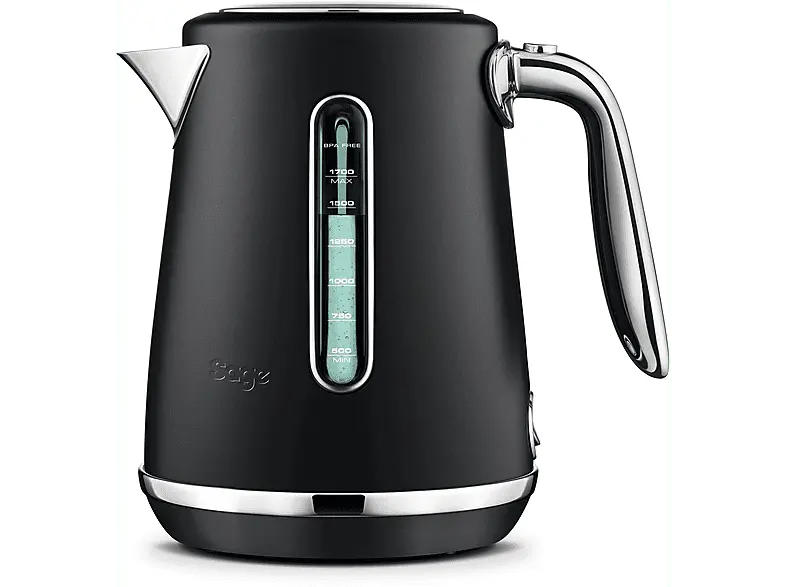 Sage SKE735BTR4EEU1 the Soft Top™ Luxe Wasserkocher (matt schwarz, 1,7 l, 2400 Watt)
