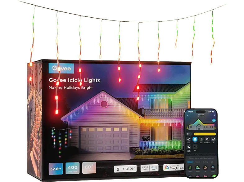 Govee Icicle Ligths - 10M; Lichterkette