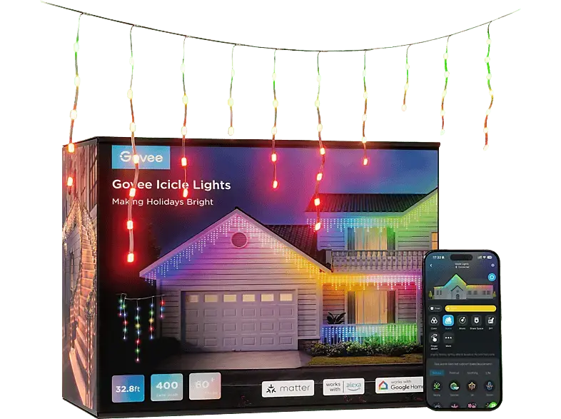 Govee Icicle Ligths - 10M; Lichterkette