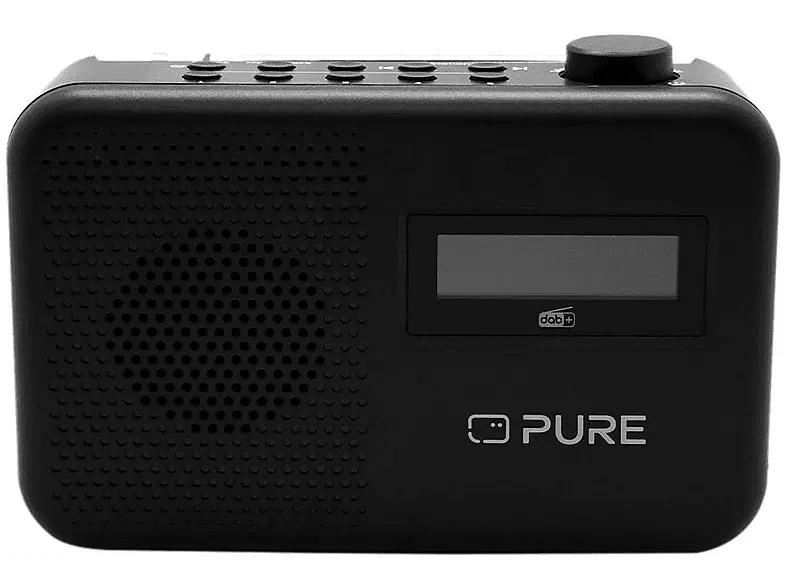 Pure Elan One² portables DAB+/FM Radio mit Bluetooth 5.1, Charcoal