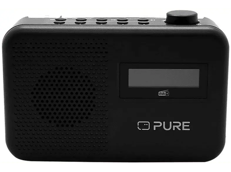 Pure Elan One² portables DAB+/FM Radio mit Bluetooth 5.1, Charcoal