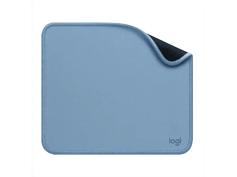 LOGITECH Mousepad Studio Series, 200 x 230 mm, Blaugrau; Mauspad