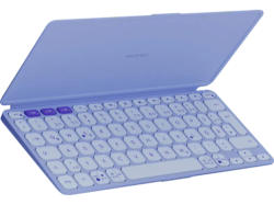 LOGITECH LOGITECH Keys-To-Go 2 Kabellose schlanke und mobile Tastatur, Bluetooth, DEU (Qwertz), Lila; kabellose Tastatur