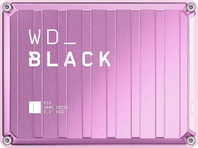 Western Digital _black™ P10 Game Drive 6 TB, Pink Edition für Konsole und PC, bis zu 130 MB/s; Externe Festplatte