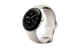 GOOGLE Pixel Watch 4, Wifi, 41mm, Silver/Porcelain; Smartwatch