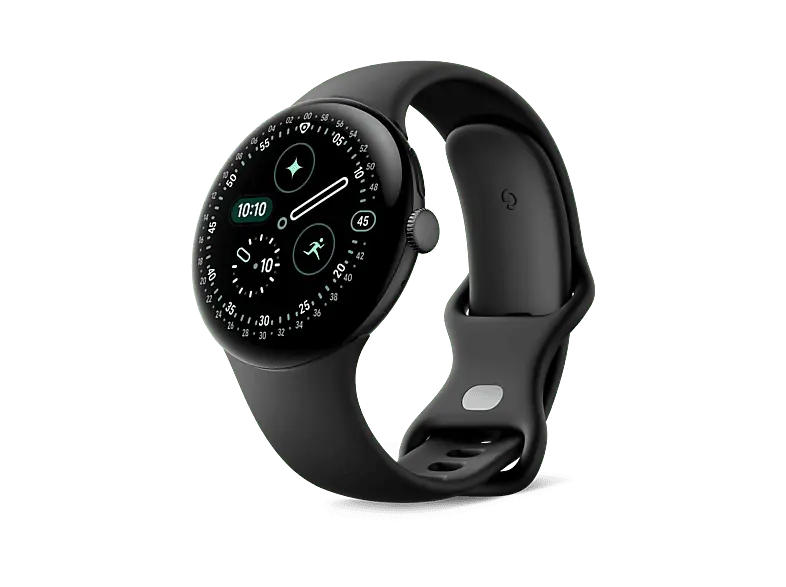 GOOGLE Pixel Watch 4, Wifi, 45mm, Black/Obsidian; Smartwatch