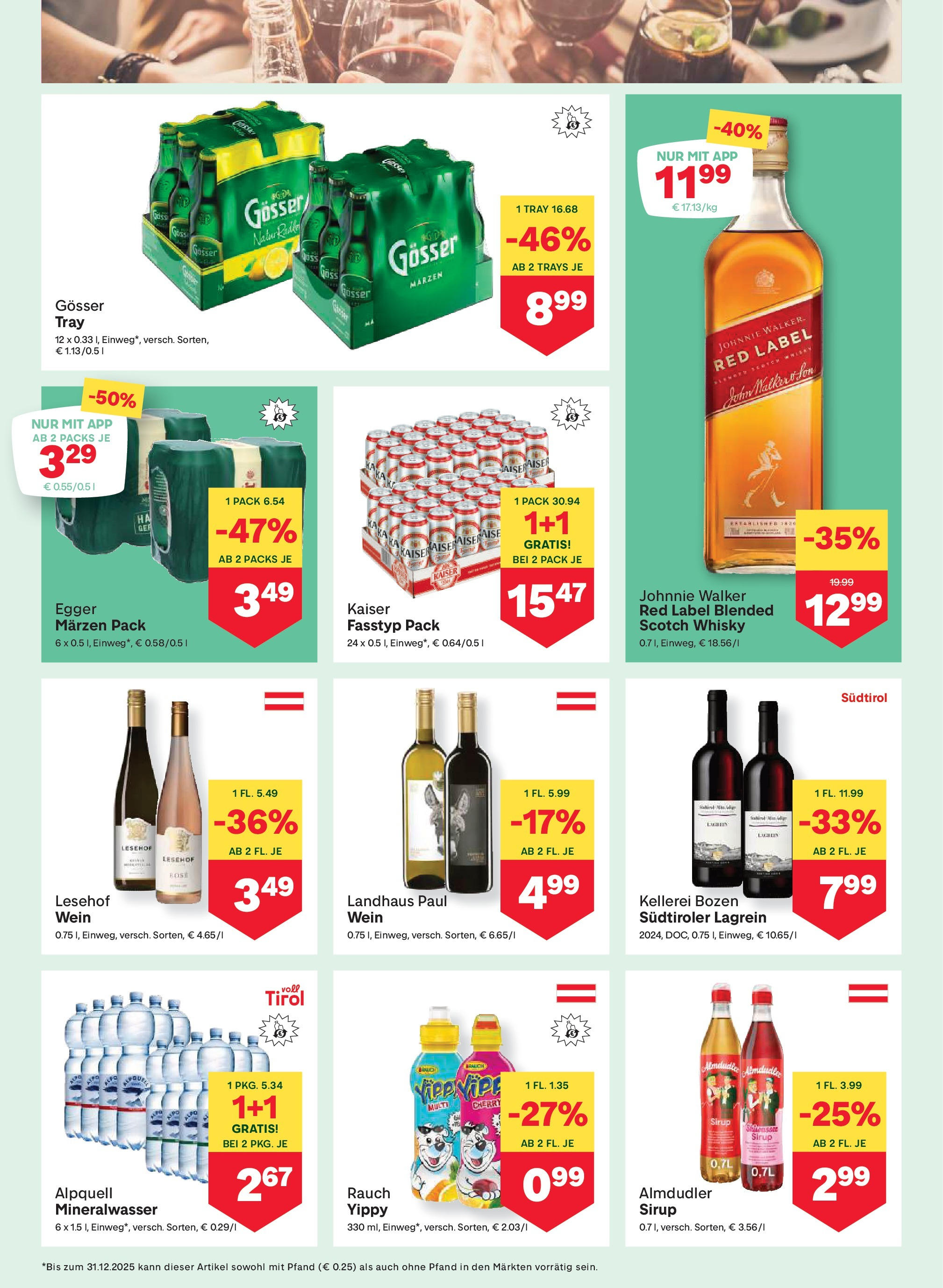 MPREIS Steyr (11.09.2025) || Aktuelle Angebote | Seite: 11 | Produkte: Wein MPREIS Steyr von 11.09.2025 - Aktuelle Angebote | Seite: 11 | Produkte: Wein