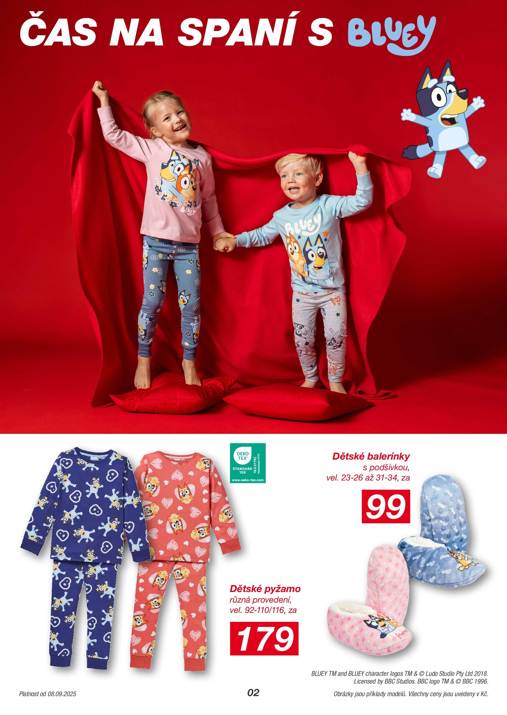 KIK leták od 08.09.2025 || Leták eshop online | Strana: 2 | Produkty: Pyžamo, Balerínky, Dětské pyžamo KIK leták 08.09.2025 - Leták příští týden | Strana: 2 | Produkty: Pyžamo, Balerínky, Dětské pyžamo
