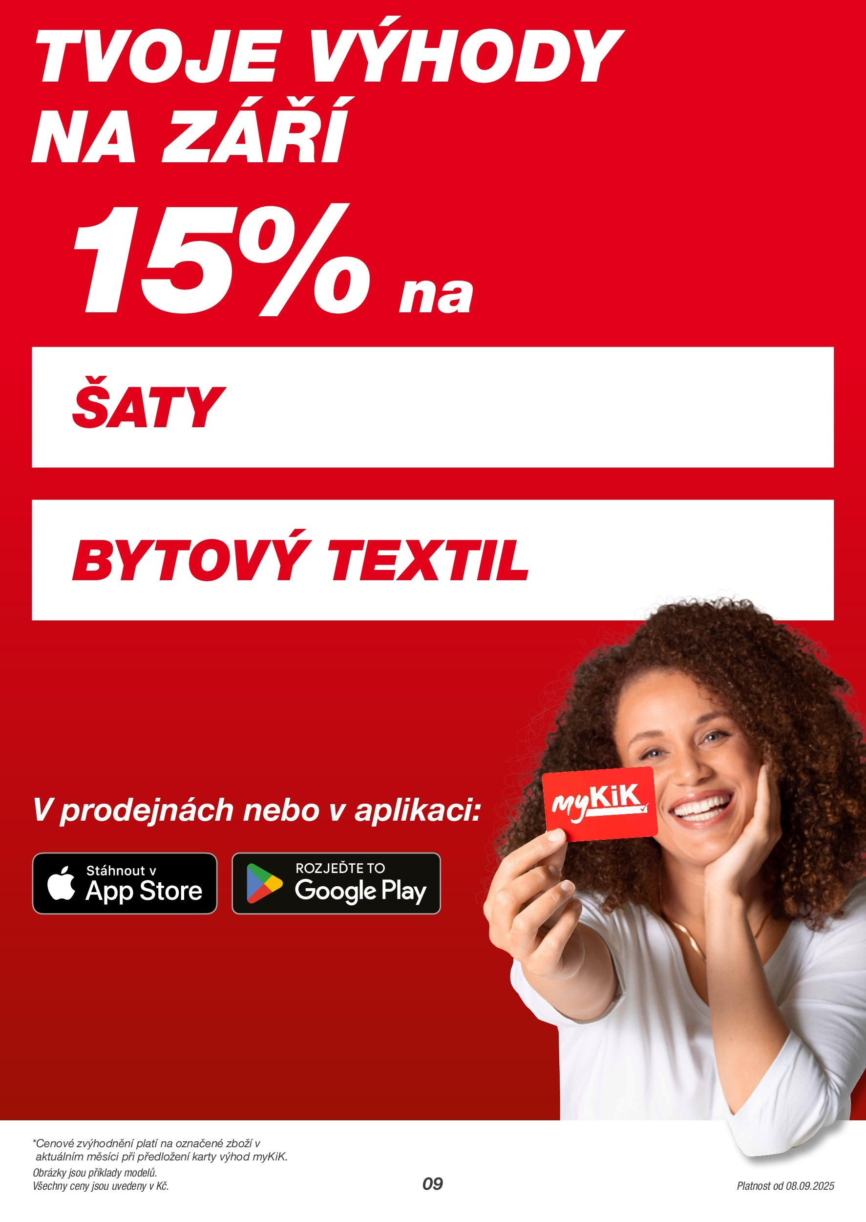 KIK leták od 08.09.2025 || Leták eshop online | Strana: 9 | Produkty: Šaty, Karty KIK leták 08.09.2025 - Leták příští týden | Strana: 9 | Produkty: Šaty, Karty
