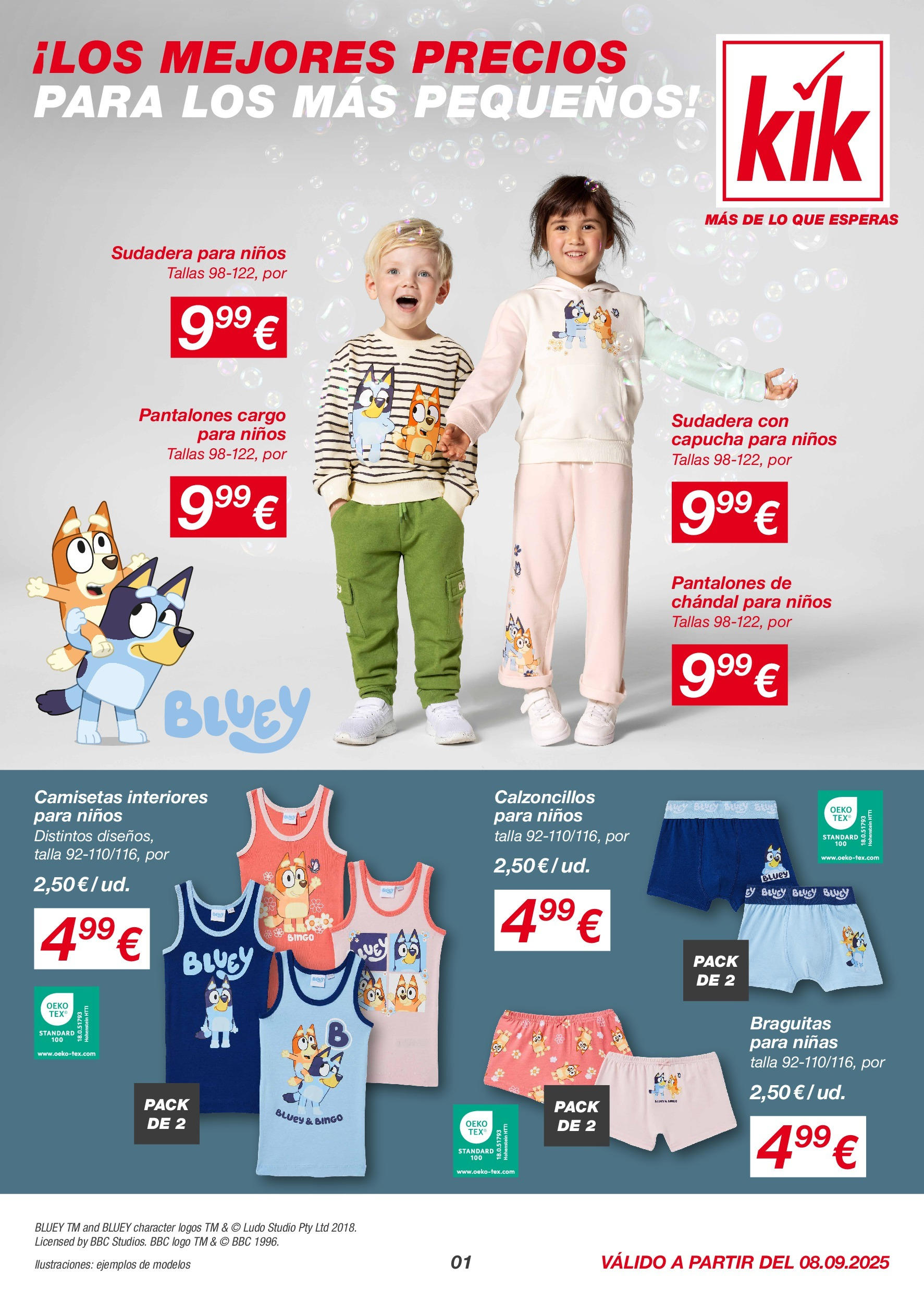 KIK - KiK catálogo hasta 14.09.2025 07/09/2025 - 14/09/2025 | Página: 1 | Productos: Sudadera, Pantalones