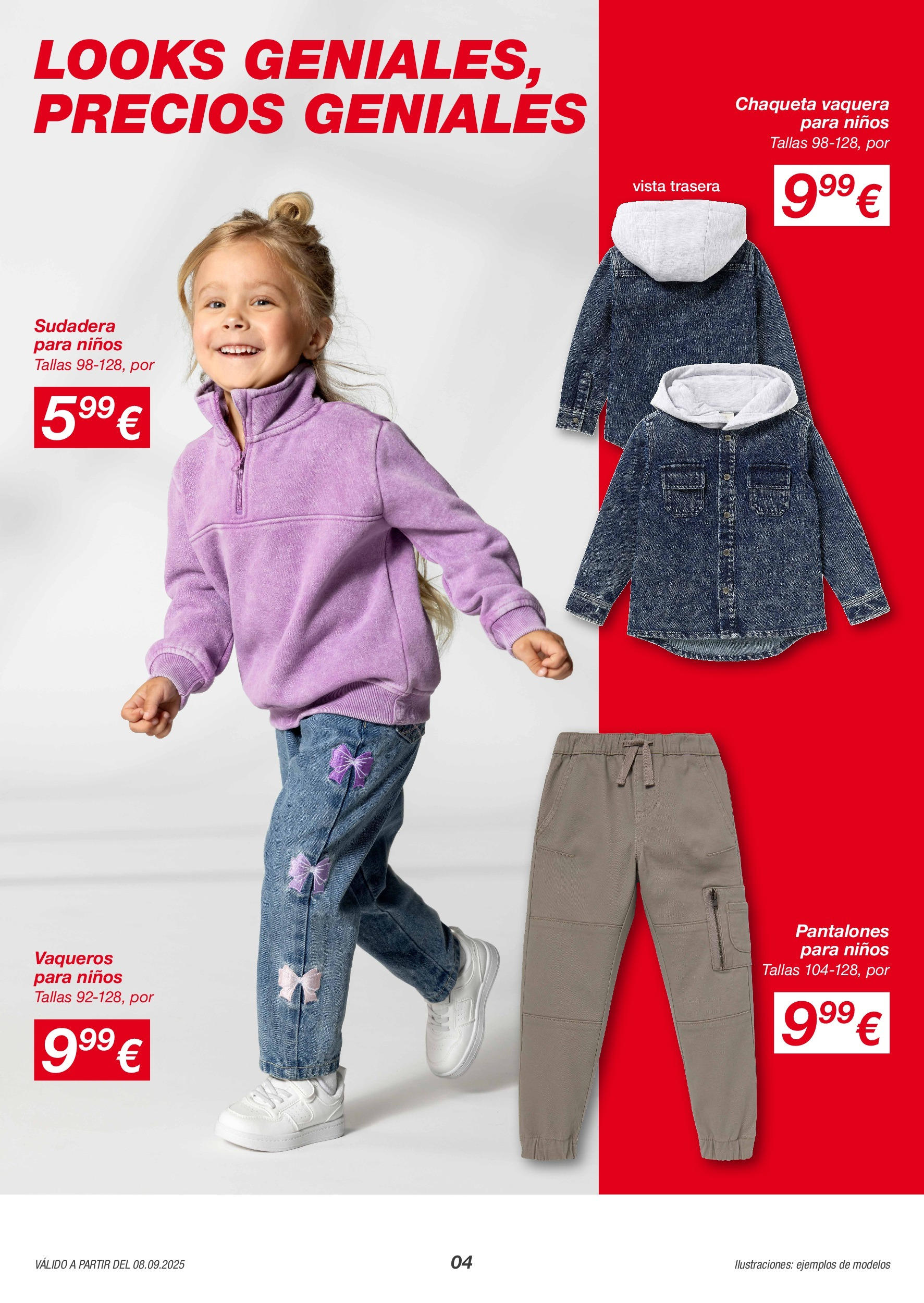 KIK - KiK catálogo hasta 14.09.2025 07/09/2025 - 14/09/2025 | Página: 4 | Productos: Sudadera, Chaqueta, Pantalones