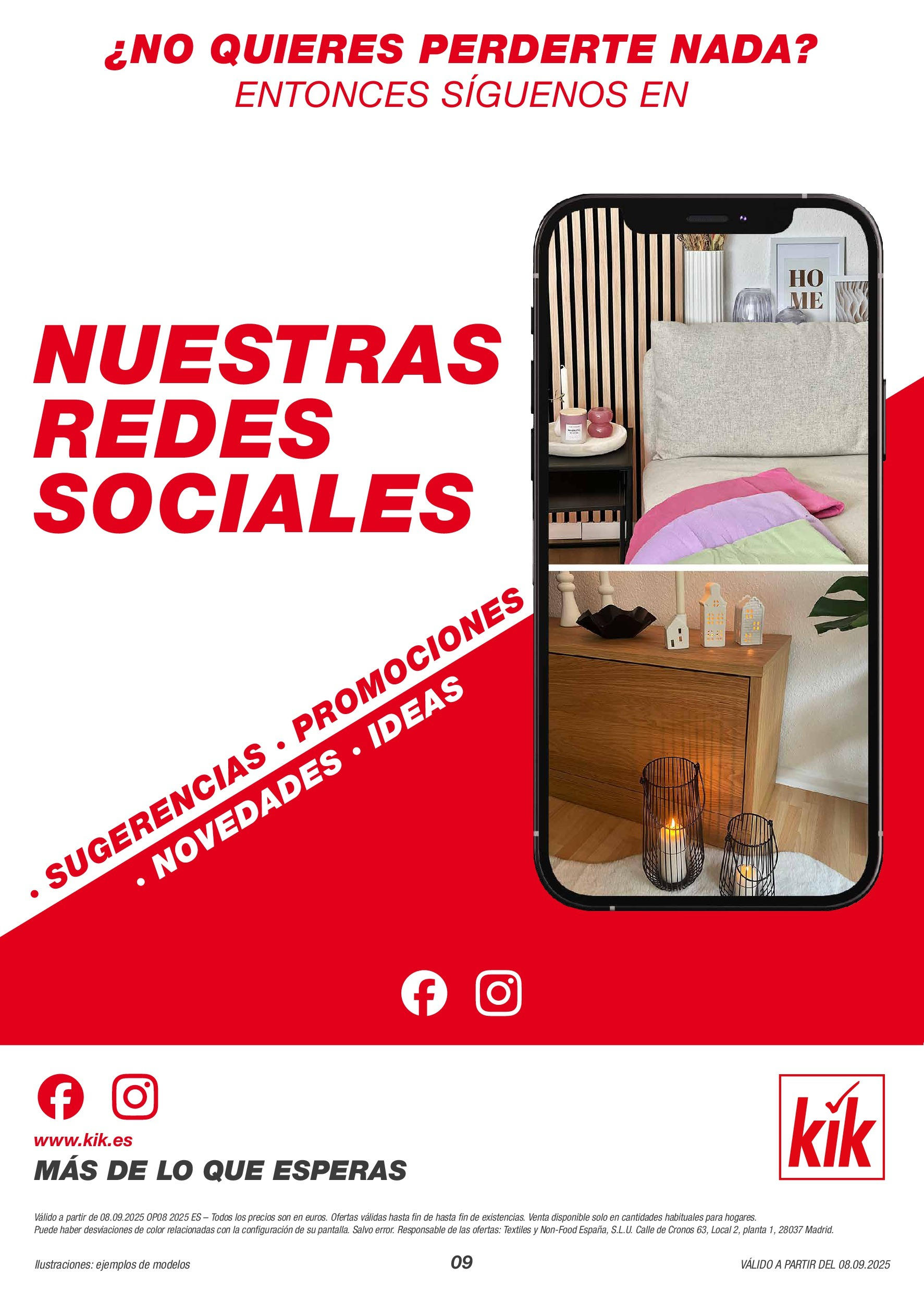 KIK - KiK catálogo hasta 14.09.2025 07/09/2025 - 14/09/2025 | Página: 9