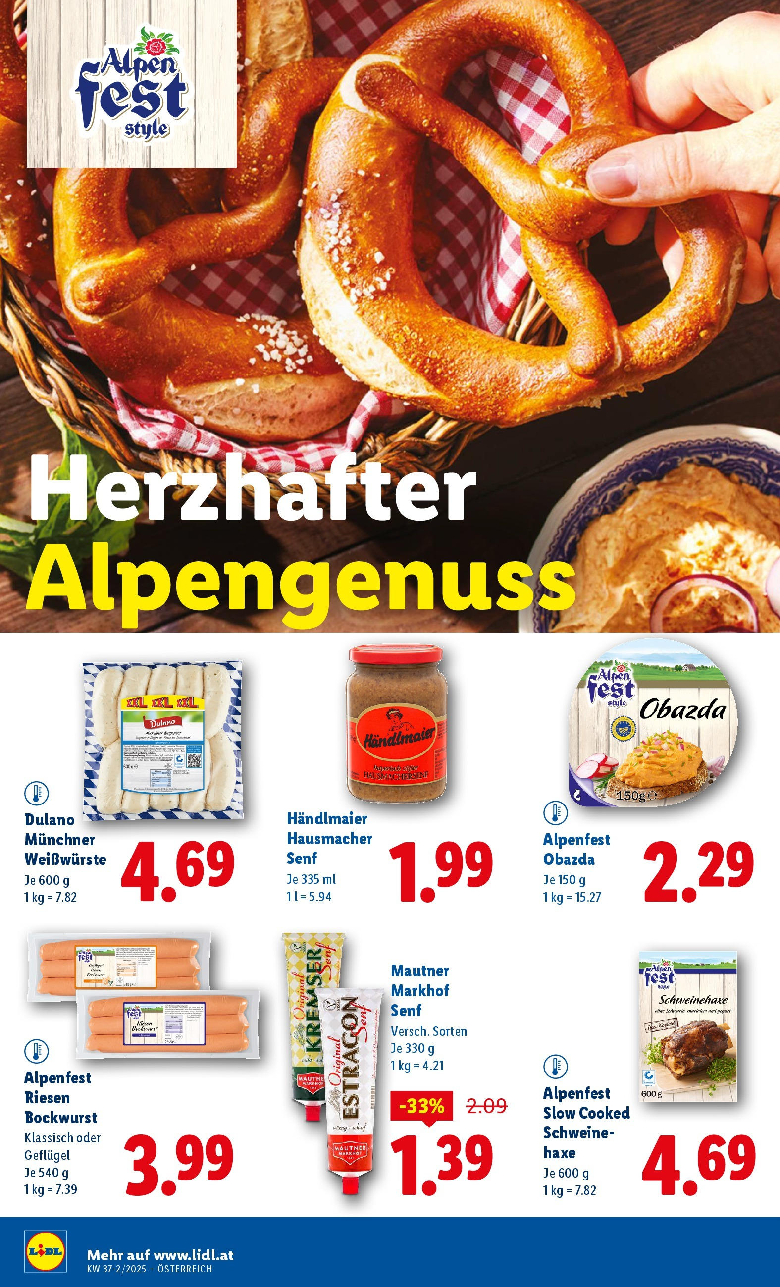 Lidl Flugblatt - Fohnsdorf, Neunkirchen, Graz ab 11.09.2025 - Angebote ab donnerstag | Seite: 14