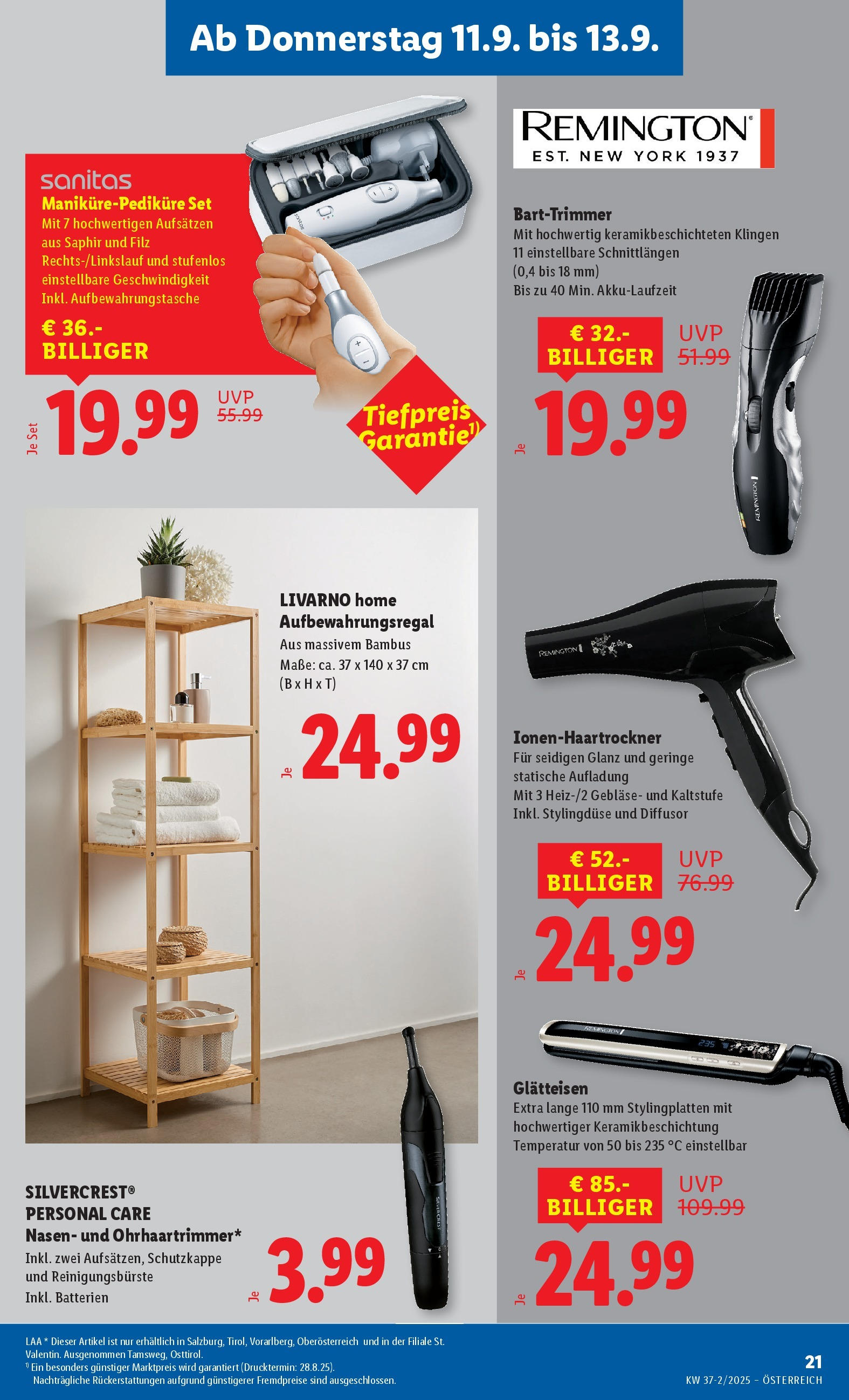 Lidl Flugblatt - Salzburg, Jenbach, Dornbirn ab 11.09.2025 - Angebote ab donnerstag | Seite: 23