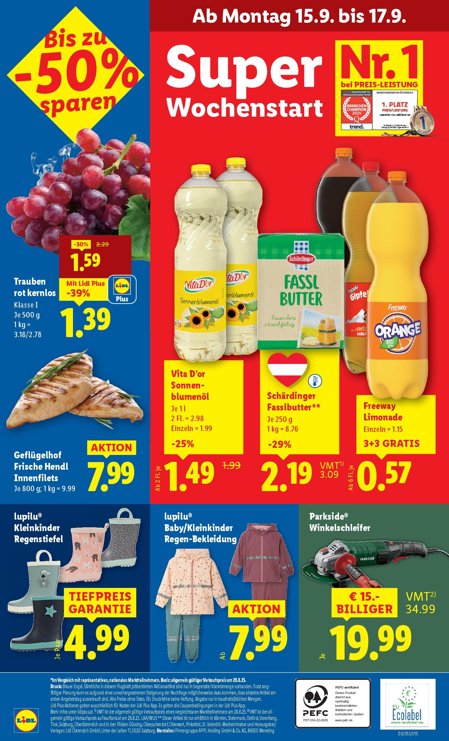Lidl Flugblatt - Fohnsdorf, Neunkirchen, Graz ab 11.09.2025 - Angebote ab donnerstag | Seite: 42 | Produkte: Kraut, Butter