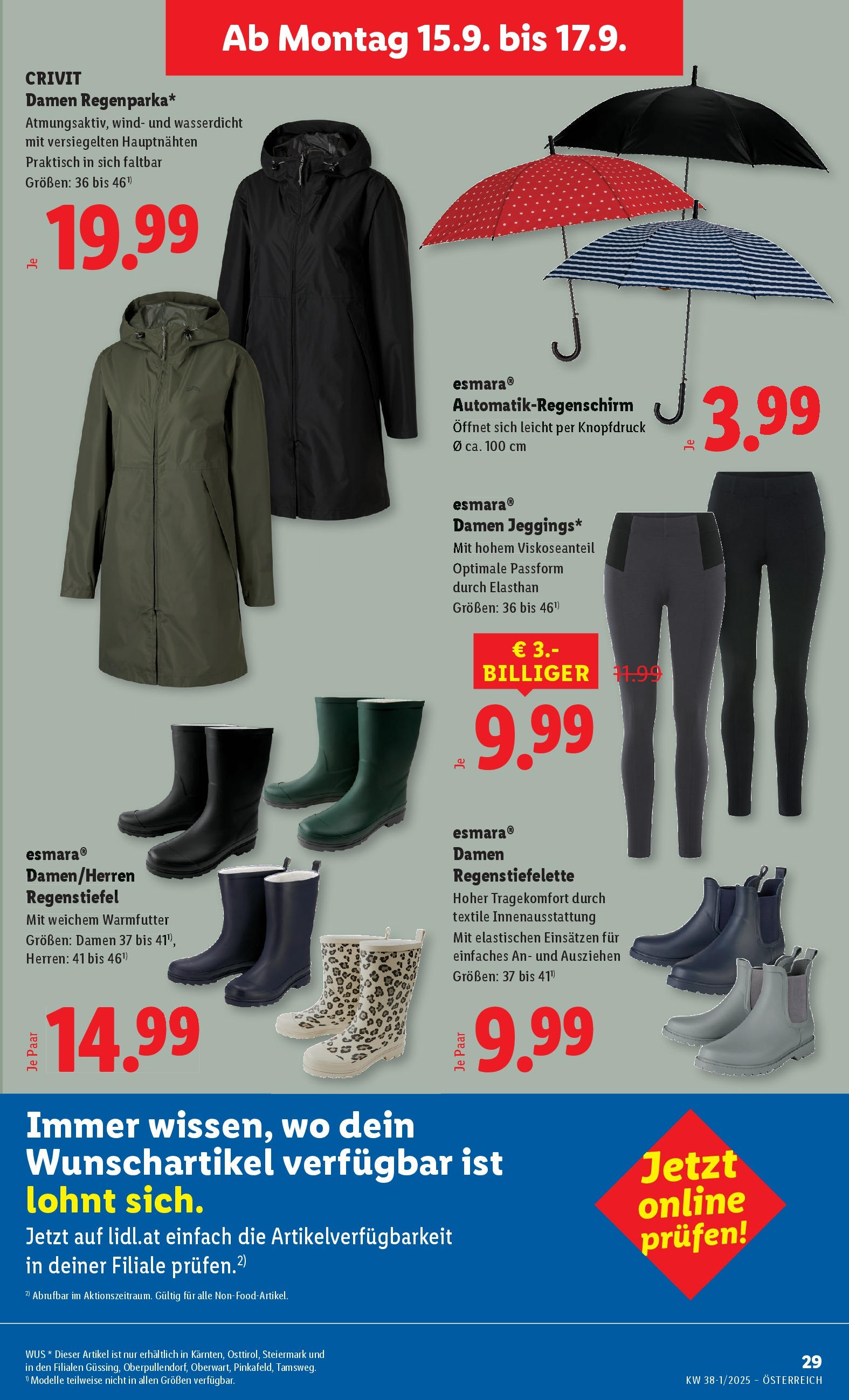 Lidl Flugblatt - Fohnsdorf, Neunkirchen, Graz ab 11.09.2025 - Angebote ab donnerstag | Seite: 31