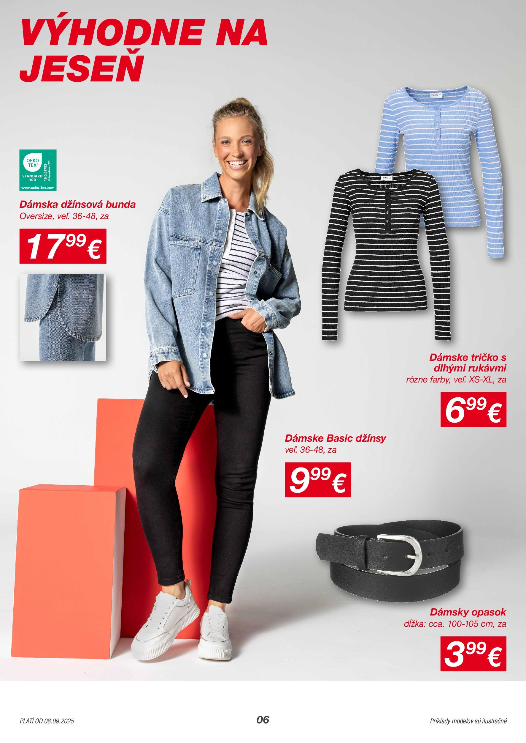 Kik - KiK leták platný do 14.09.2025 od 07.09.2025 → Aktuálny textil výpredaj online | Strana: 6 | Produkty: Tričko, Bunda, Opasok Kik - KiK leták platný do 14.09.2025 od 07.09.2025 → Aktuálny textil výpredaj online | Strana: 6 | Produkty: Tričko, Bunda, Opasok