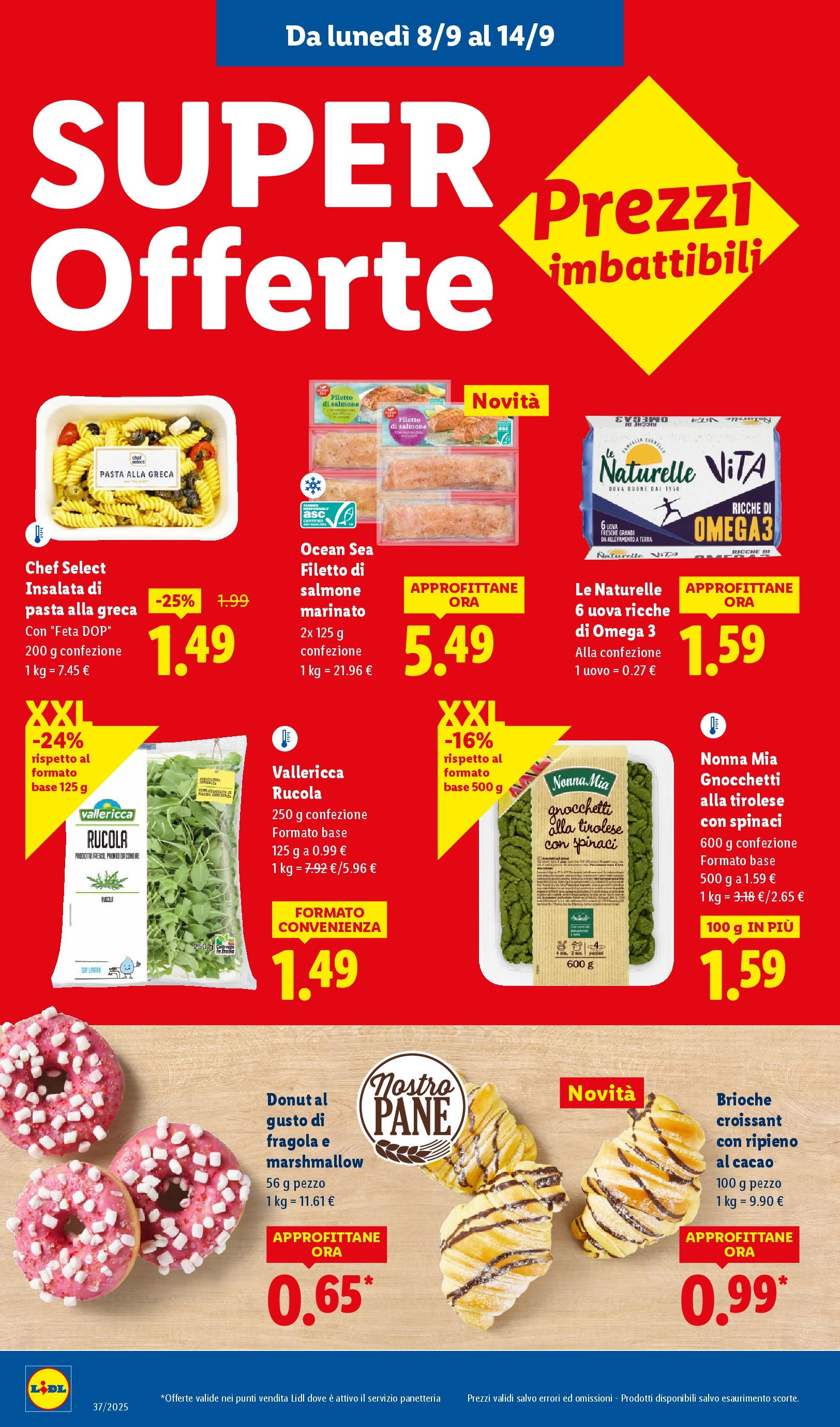 LIDL nuovo volantino dal 07/09/2025 - in anteprima⏳ | Pagina: 12 | Prodotti: Spinaci, Gnocchi, Gnocchetti, Terra LIDL volantino della prossima settimana dal 07/09/2025 📣 | Pagina: 12 | Prodotti: Spinaci, Gnocchi, Gnocchetti, Terra
