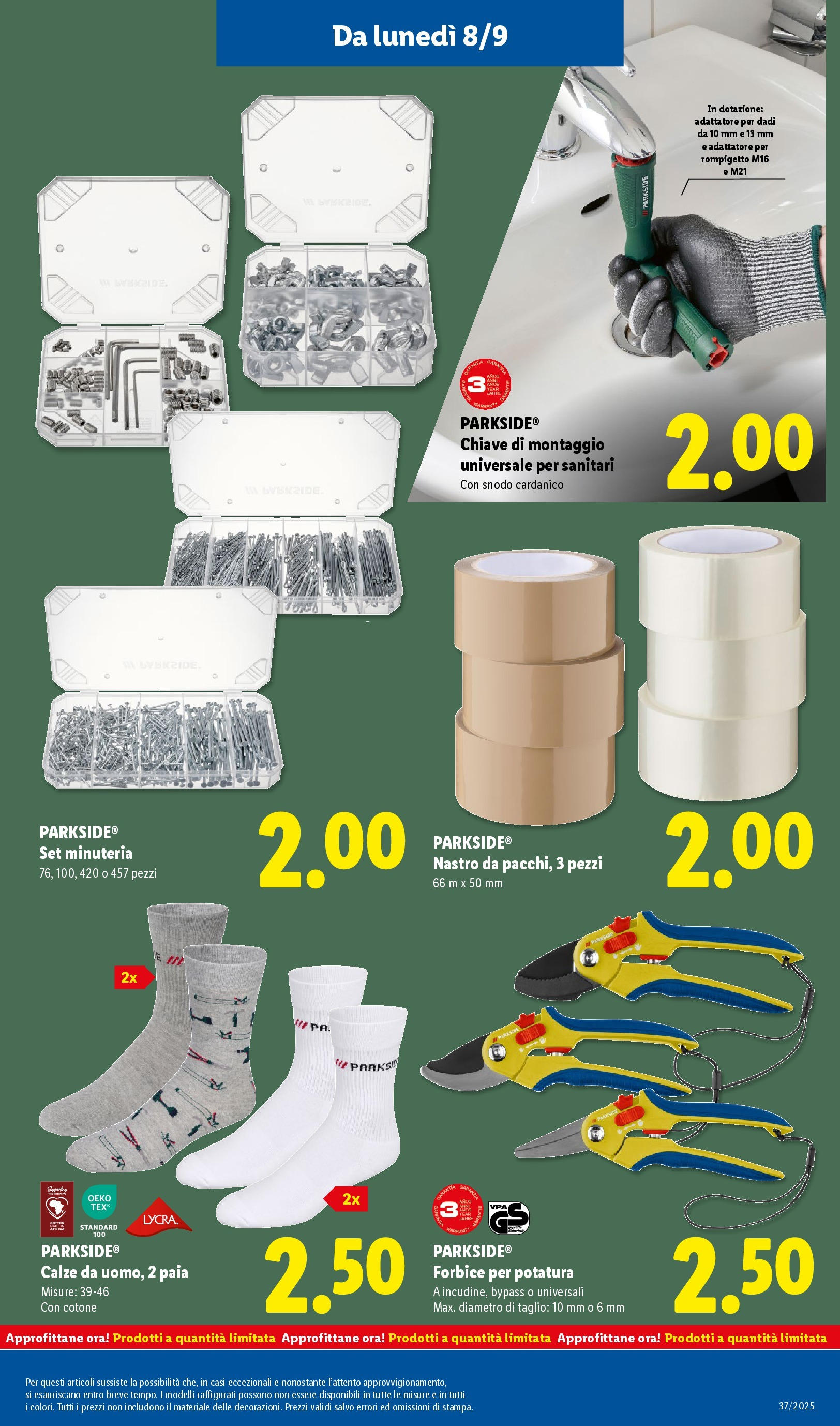 LIDL nuovo volantino dal 07/09/2025 - in anteprima⏳ | Pagina: 39 | Prodotti: Forbice, Adattatore LIDL volantino della prossima settimana dal 07/09/2025 📣 | Pagina: 39 | Prodotti: Forbice, Adattatore