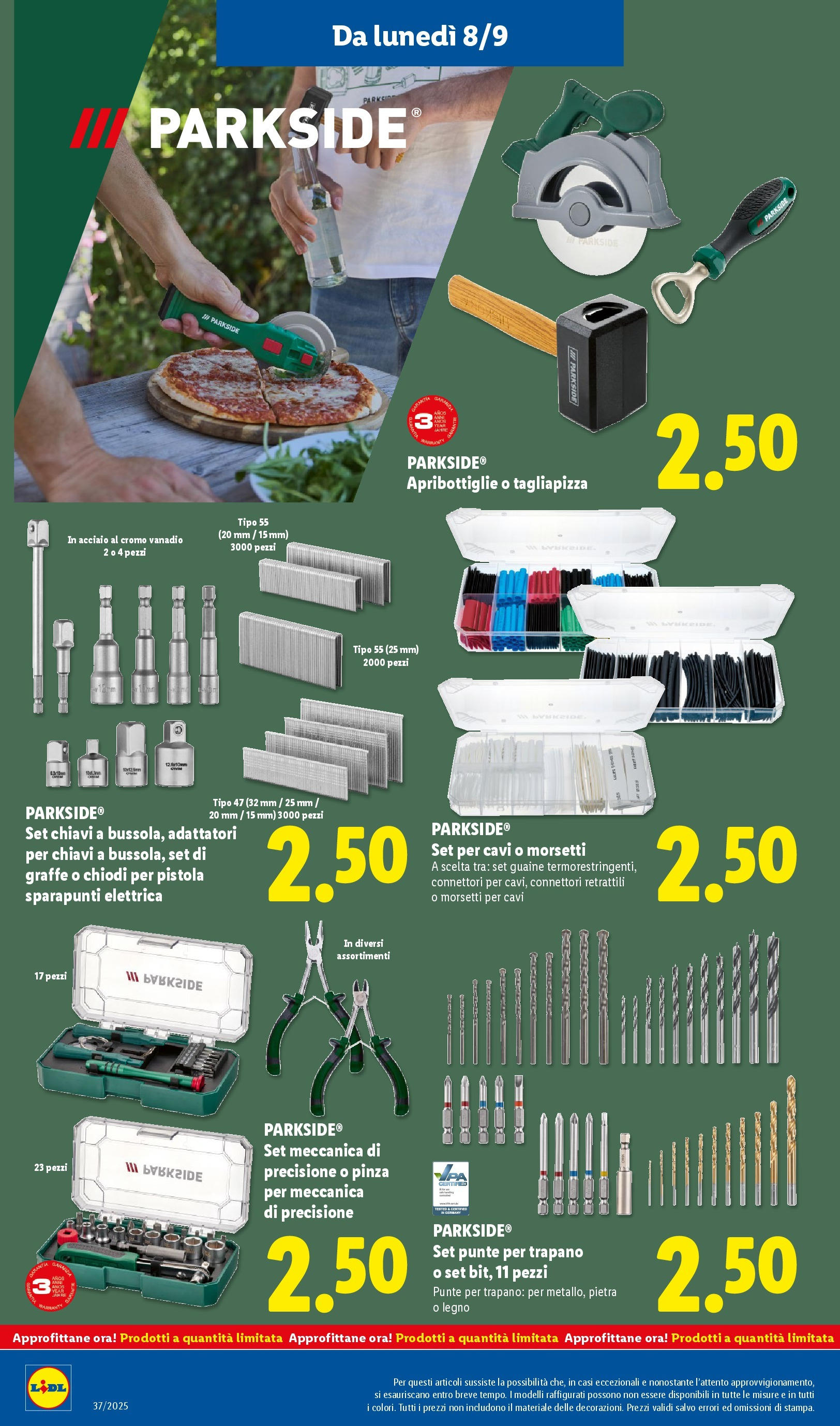 LIDL nuovo volantino dal 07/09/2025 - in anteprima⏳ | Pagina: 40 | Prodotti: Trapano, Chiodi LIDL volantino della prossima settimana dal 07/09/2025 📣 | Pagina: 40 | Prodotti: Trapano, Chiodi