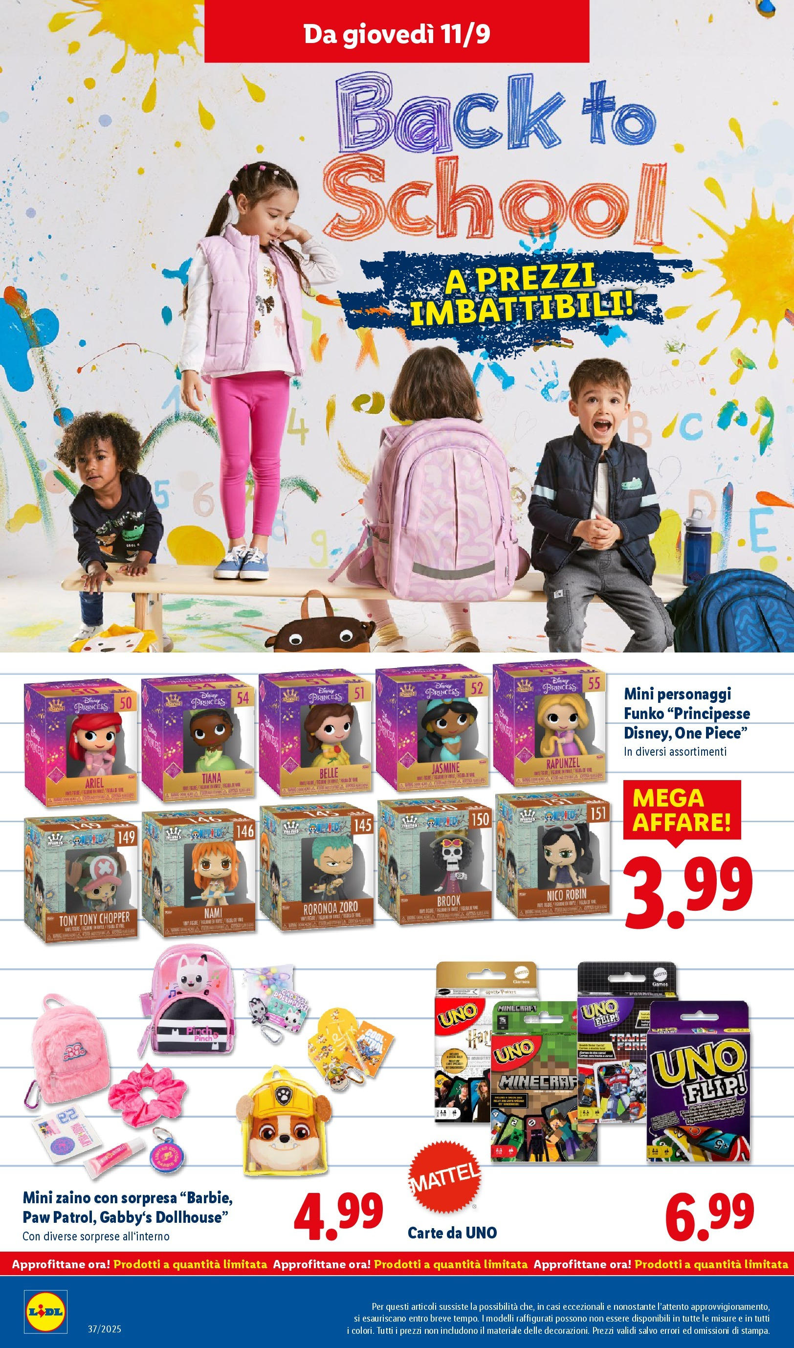 LIDL nuovo volantino dal 07/09/2025 - in anteprima⏳ | Pagina: 44 | Prodotti: Zaino, The LIDL volantino della prossima settimana dal 07/09/2025 📣 | Pagina: 44 | Prodotti: Zaino, The