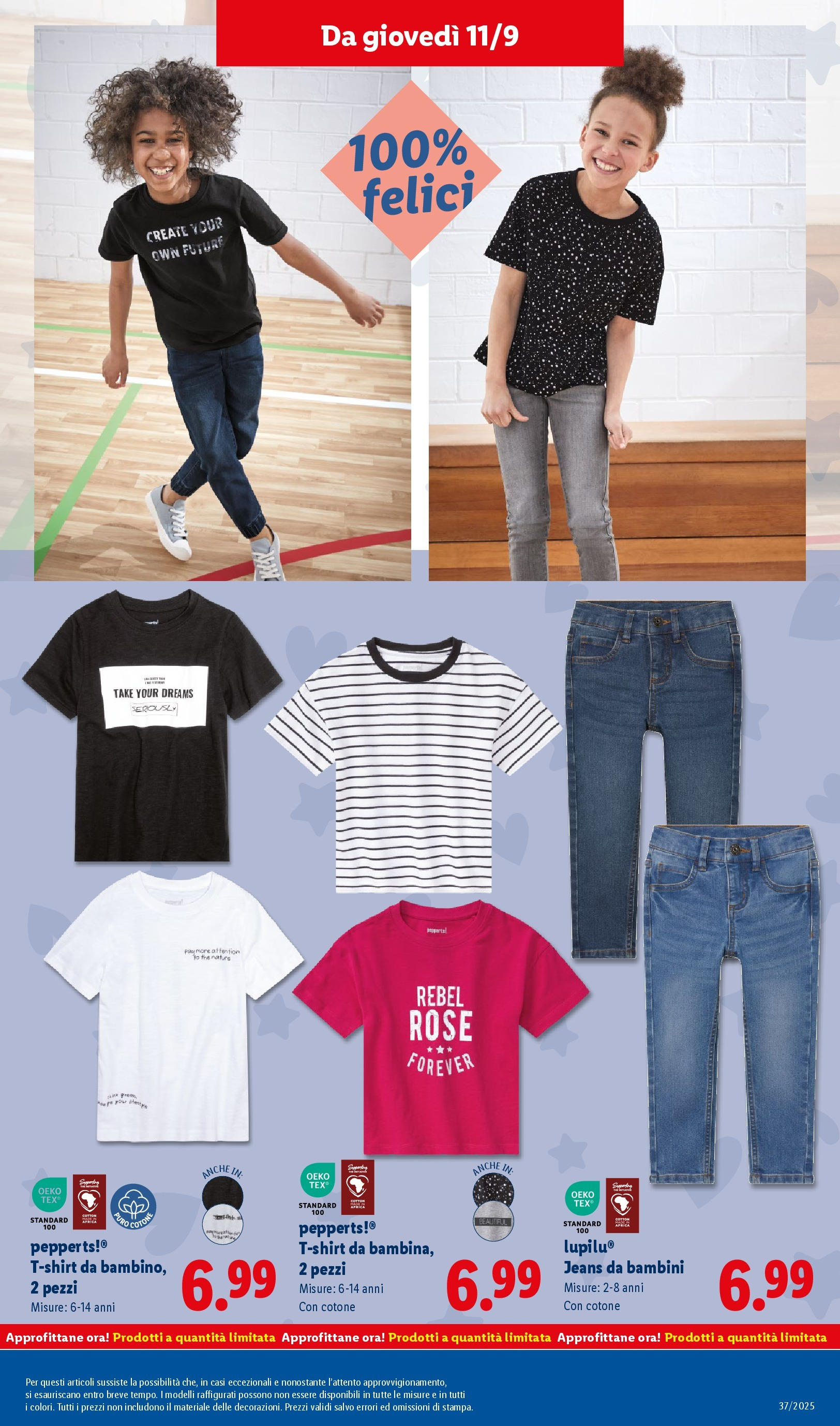 LIDL nuovo volantino dal 07/09/2025 - in anteprima⏳ | Pagina: 47 | Prodotti: T-shirt, Jeans, The LIDL volantino della prossima settimana dal 07/09/2025 📣 | Pagina: 47 | Prodotti: T-shirt, Jeans, The