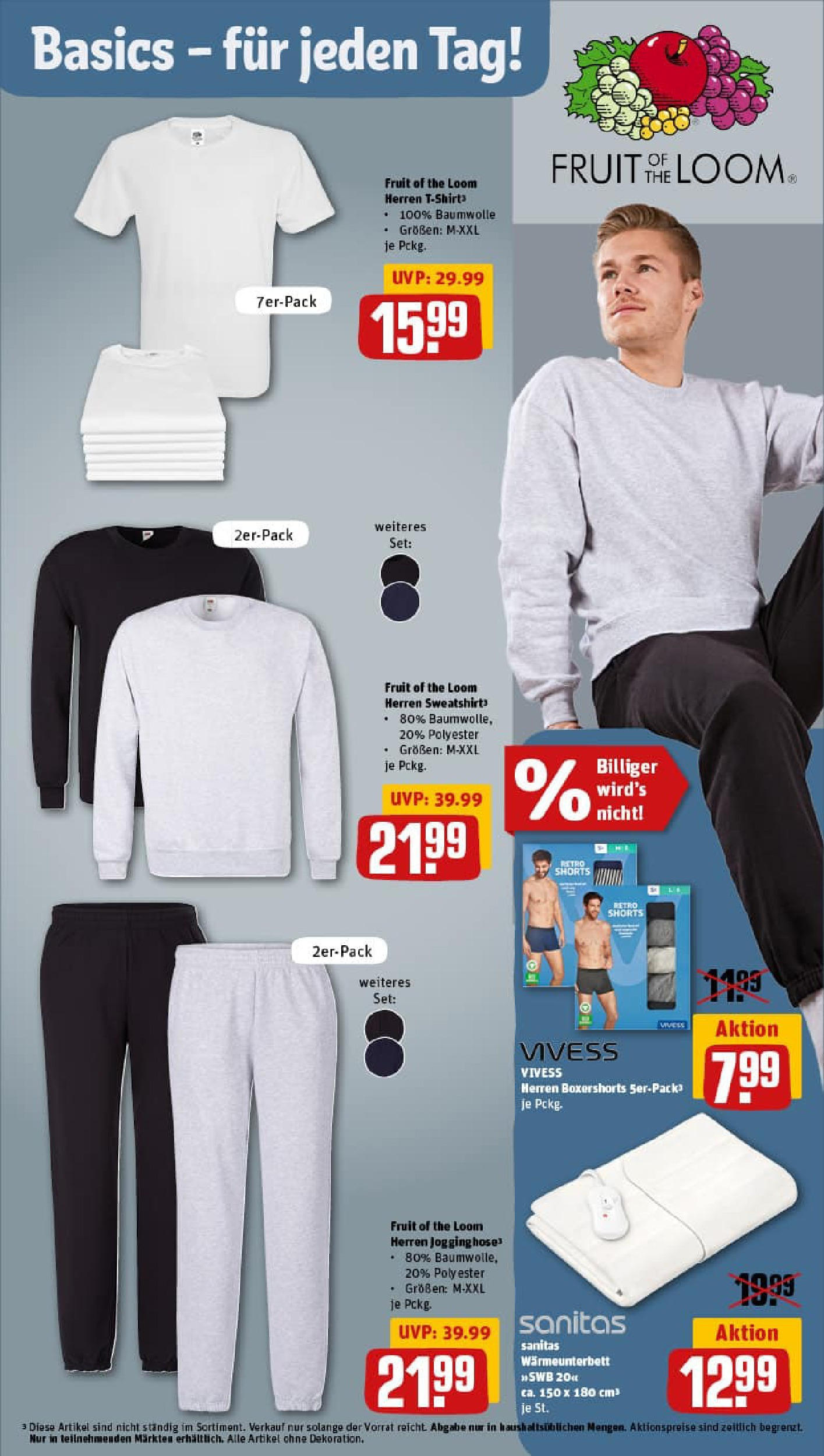 REWE Prospekt ab 07.09.2025 zum Blättern » Angebote | Seite: 27 | Produkte: Jogginghose, Sweatshirt, T-Shirt REWE Prospekt ab 07.09.2025 zum Blättern » Angebote | Seite: 27 | Produkte: Jogginghose, Sweatshirt, T-Shirt