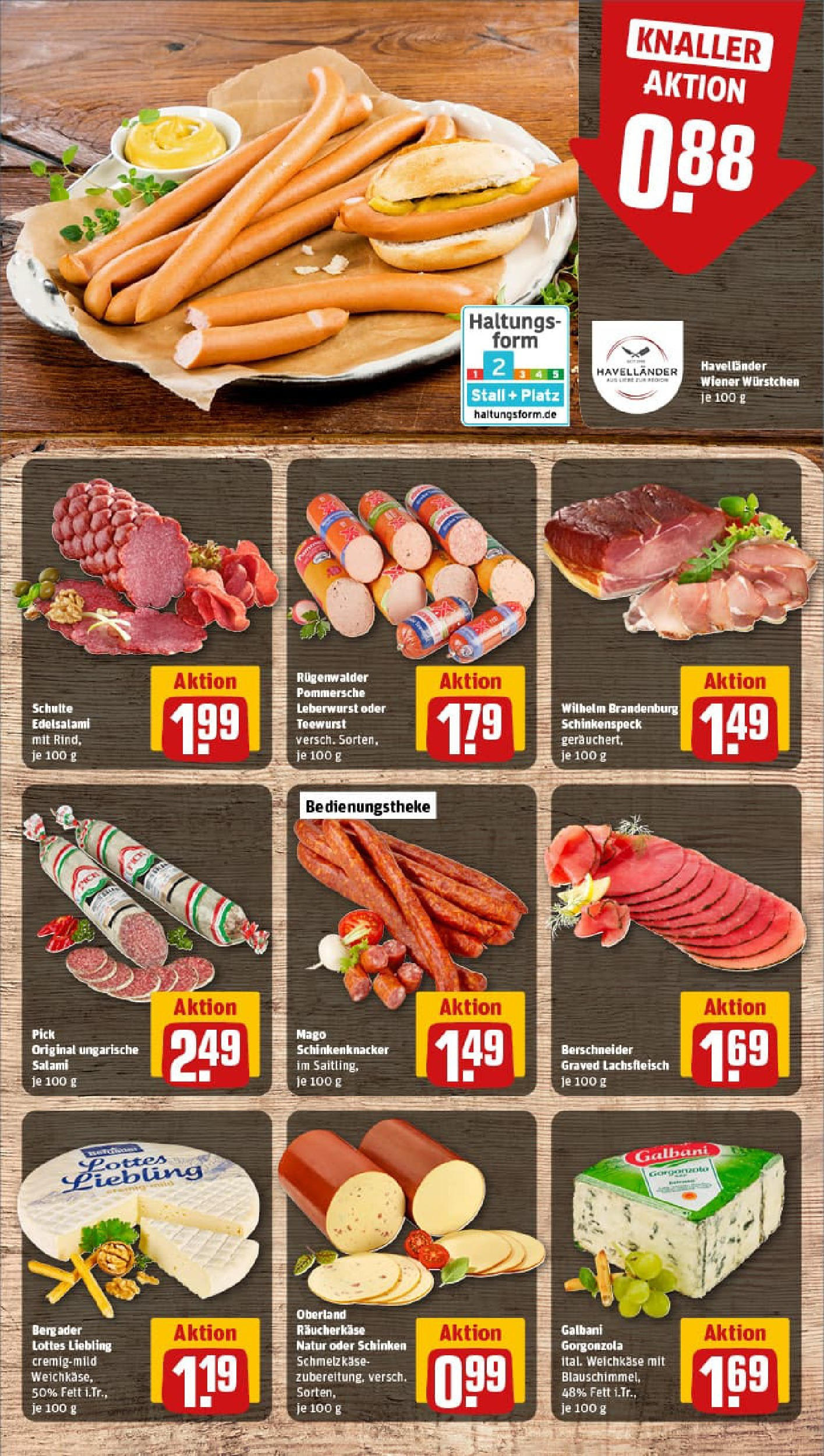 REWE Prospekt ab 07.09.2025 zum Blättern » Angebote | Seite: 9 | Produkte: Wiener wurstchen, Salami, Schinken REWE Prospekt ab 07.09.2025 zum Blättern » Angebote | Seite: 9 | Produkte: Wiener wurstchen, Salami, Schinken