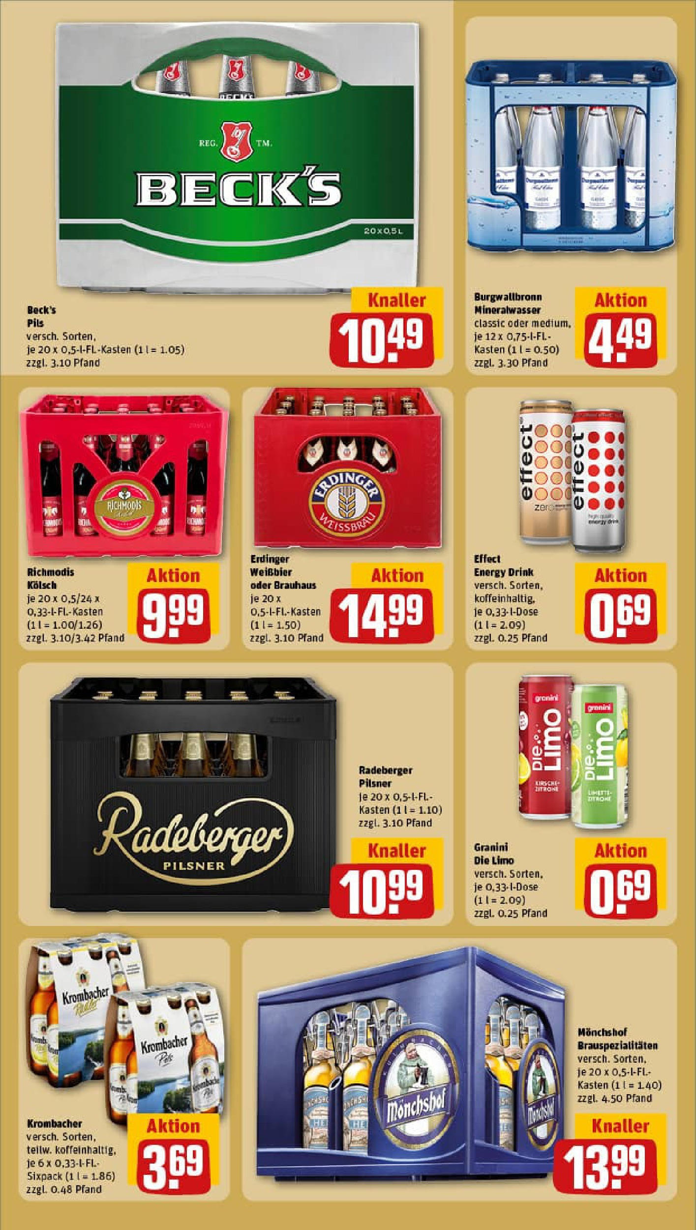 REWE Prospekt ab 07.09.2025 zum Blättern » Angebote | Seite: 20 | Produkte: Pils, Mineralwasser, Limette, Radeberger pilsner