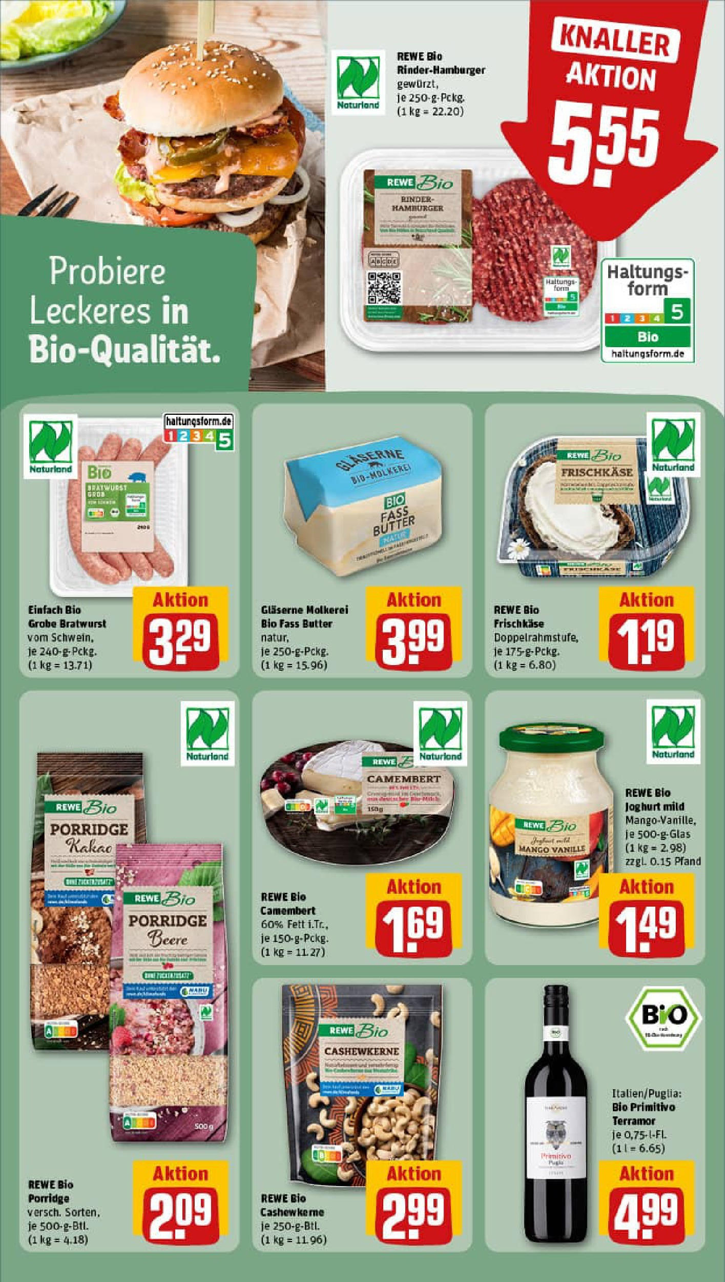 REWE Prospekt ab 07.09.2025 zum Blättern » Angebote | Seite: 16 | Produkte: Butter, Joghurt, Mango, Frischkase REWE Prospekt ab 07.09.2025 zum Blättern » Angebote | Seite: 16 | Produkte: Butter, Joghurt, Mango, Frischkase