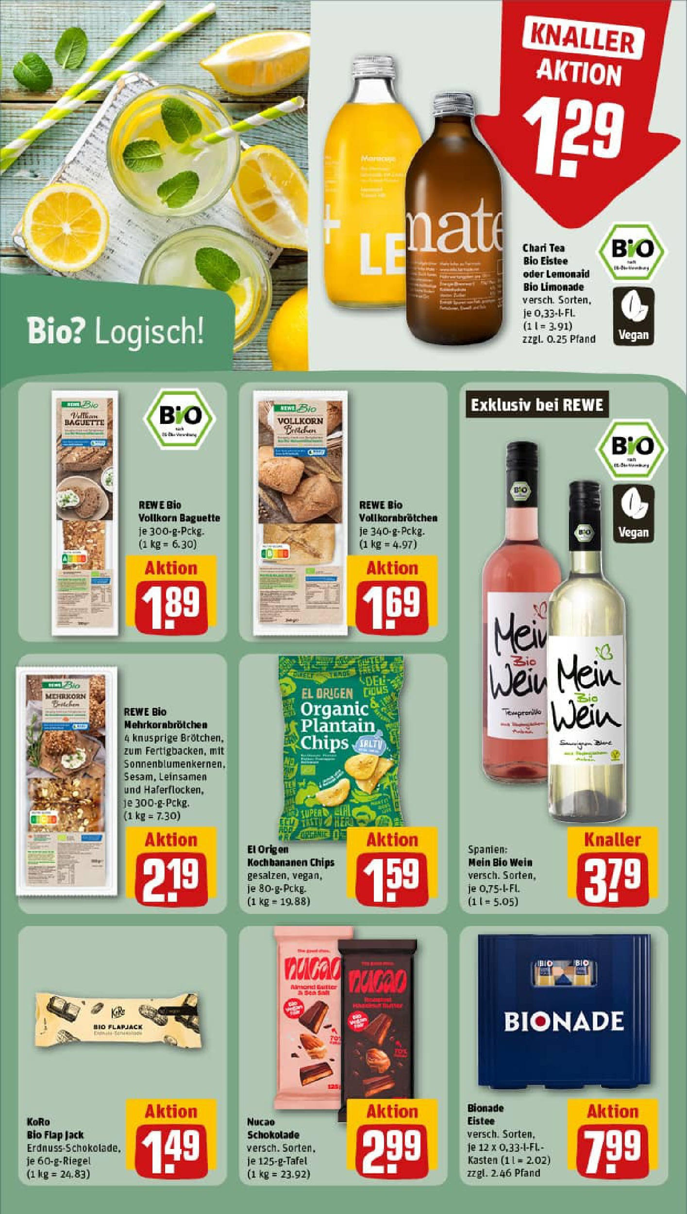 REWE Prospekt ab 07.09.2025 zum Blättern » Angebote | Seite: 19 | Produkte: Limonade, Bionade, Wein, Chips REWE Prospekt ab 07.09.2025 zum Blättern » Angebote | Seite: 19 | Produkte: Limonade, Bionade, Wein, Chips