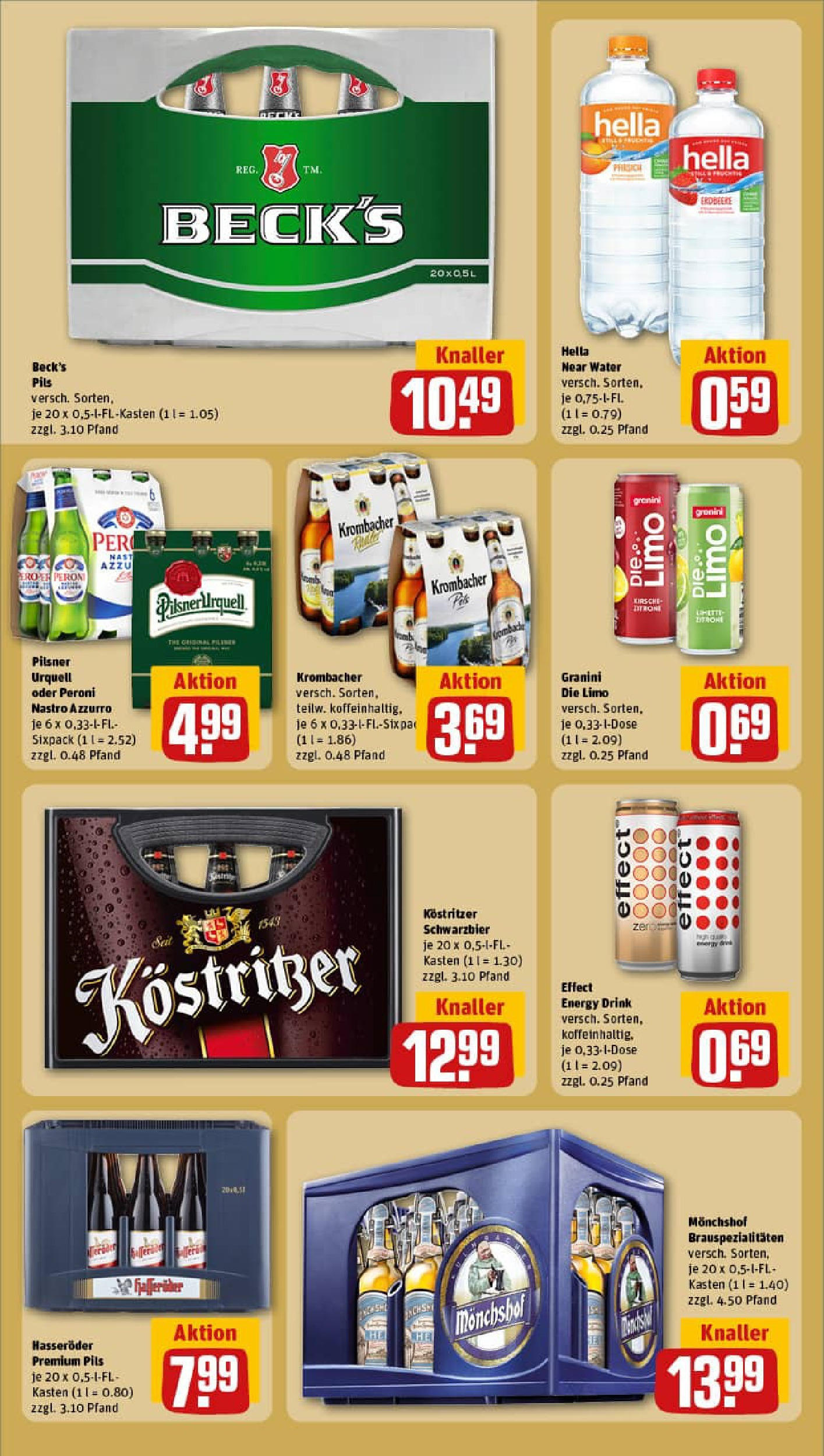REWE Prospekt ab 07.09.2025 zum Blättern » Angebote | Seite: 20 | Produkte: Monchshof, Pils, Granini die limo, Hasseröder REWE Prospekt ab 07.09.2025 zum Blättern » Angebote | Seite: 20 | Produkte: Monchshof, Pils, Granini die limo, Hasseröder