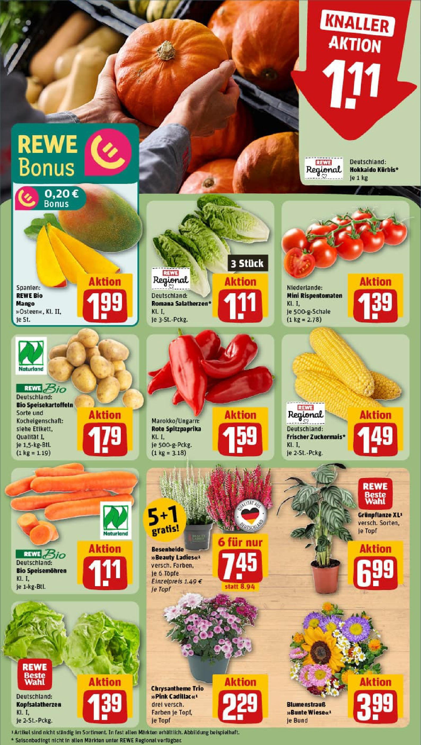 REWE Prospekt ab 07.09.2025 zum Blättern » Angebote | Seite: 7 | Produkte: Mango REWE Prospekt ab 07.09.2025 zum Blättern » Angebote | Seite: 7 | Produkte: Mango