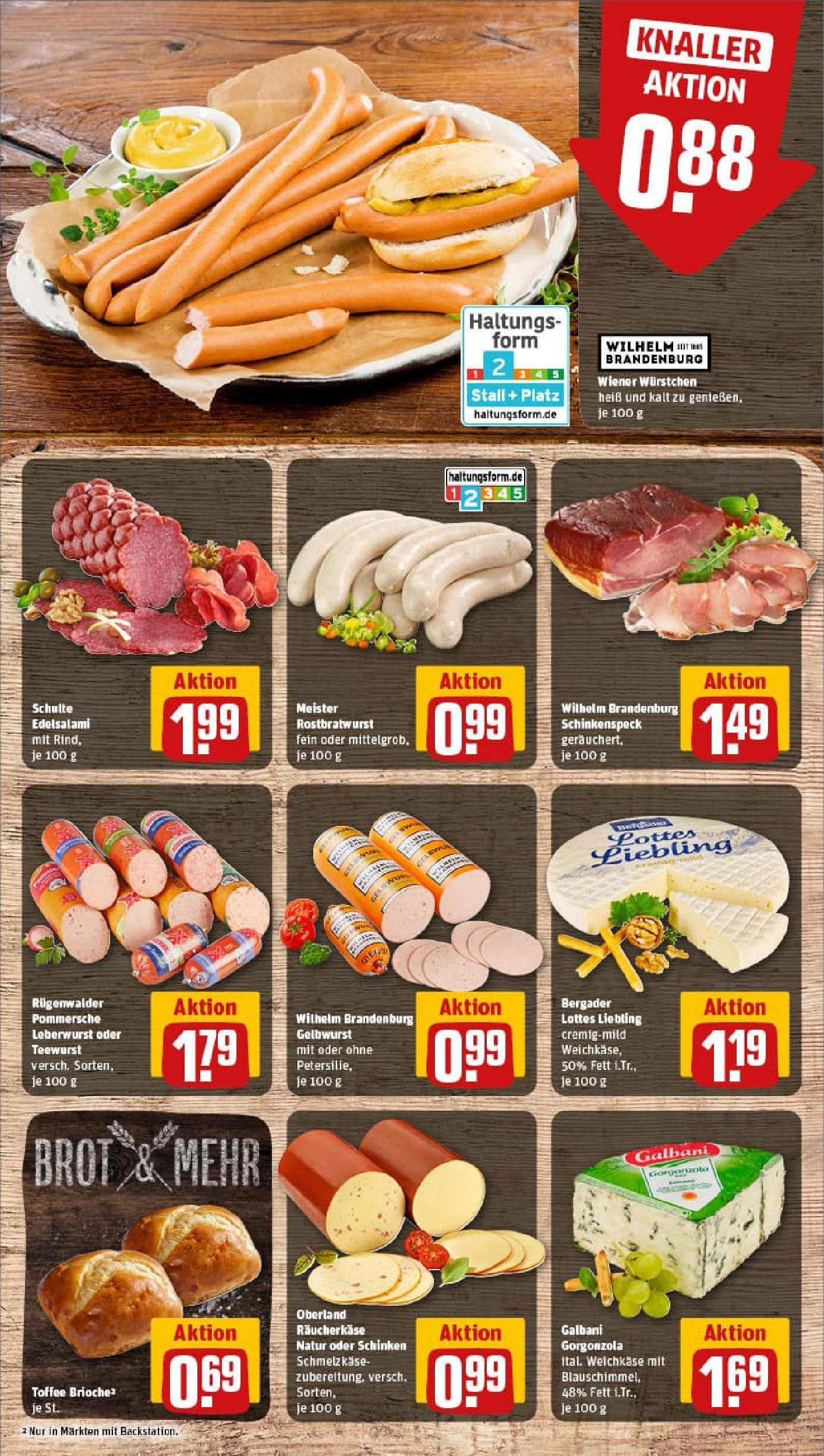 REWE Prospekt ab 07.09.2025 zum Blättern » Angebote | Seite: 9 | Produkte: Wiener wurstchen, Brot, Salami, Schinken REWE Prospekt ab 07.09.2025 zum Blättern » Angebote | Seite: 9 | Produkte: Wiener wurstchen, Brot, Salami, Schinken