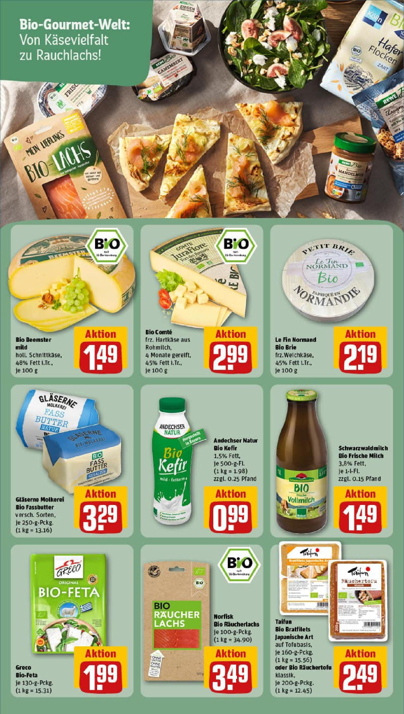 REWE Prospekt ab 07.09.2025 zum Blättern » Angebote | Seite: 15 | Produkte: Feta, Lachs, Räucherlachs, Flocken REWE Prospekt ab 07.09.2025 zum Blättern » Angebote | Seite: 15 | Produkte: Feta, Lachs, Räucherlachs, Flocken