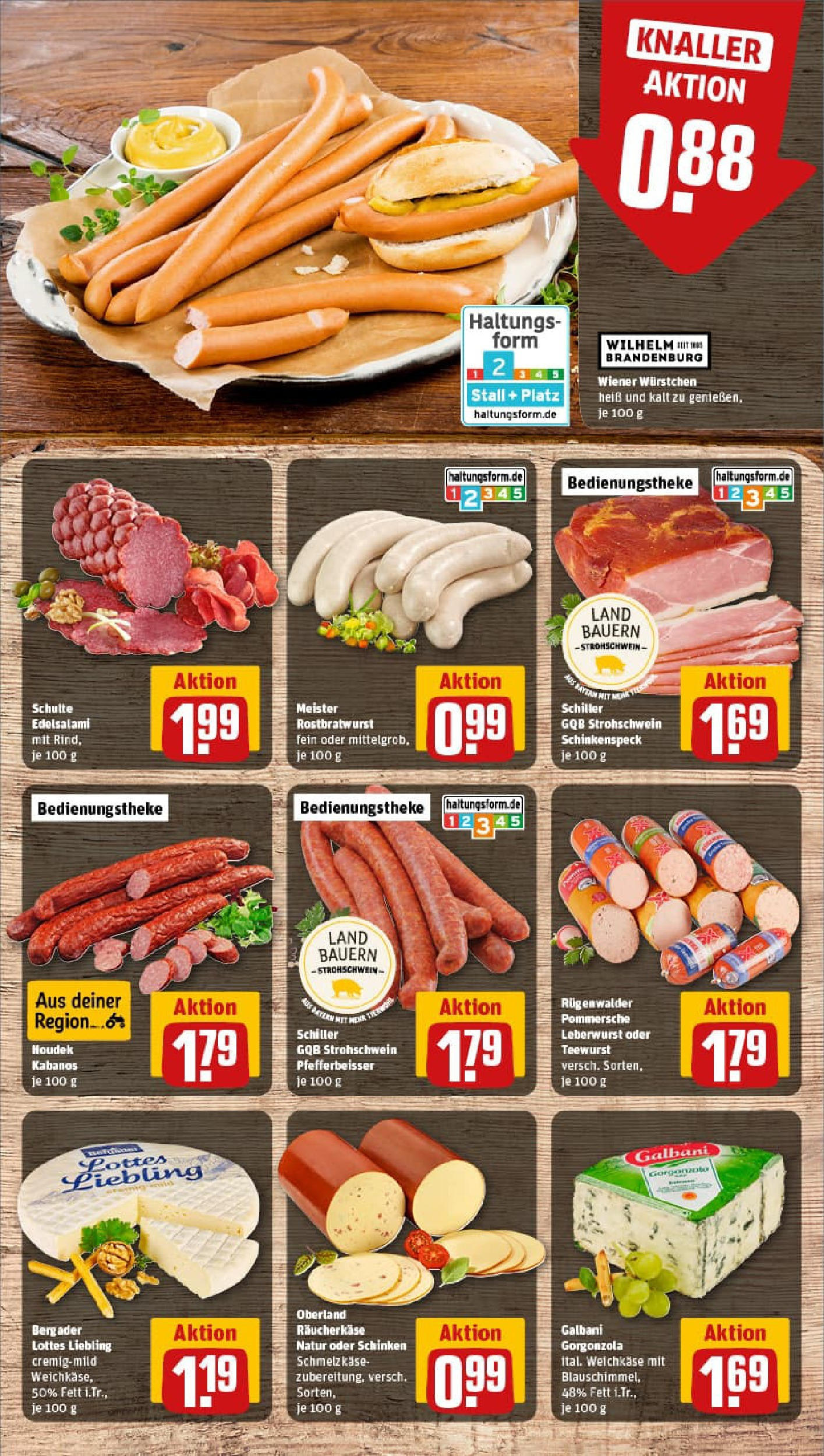 REWE Prospekt ab 07.09.2025 zum Blättern » Angebote | Seite: 9 | Produkte: Wiener wurstchen, Salami, Schinken REWE Prospekt ab 07.09.2025 zum Blättern » Angebote | Seite: 9 | Produkte: Wiener wurstchen, Salami, Schinken