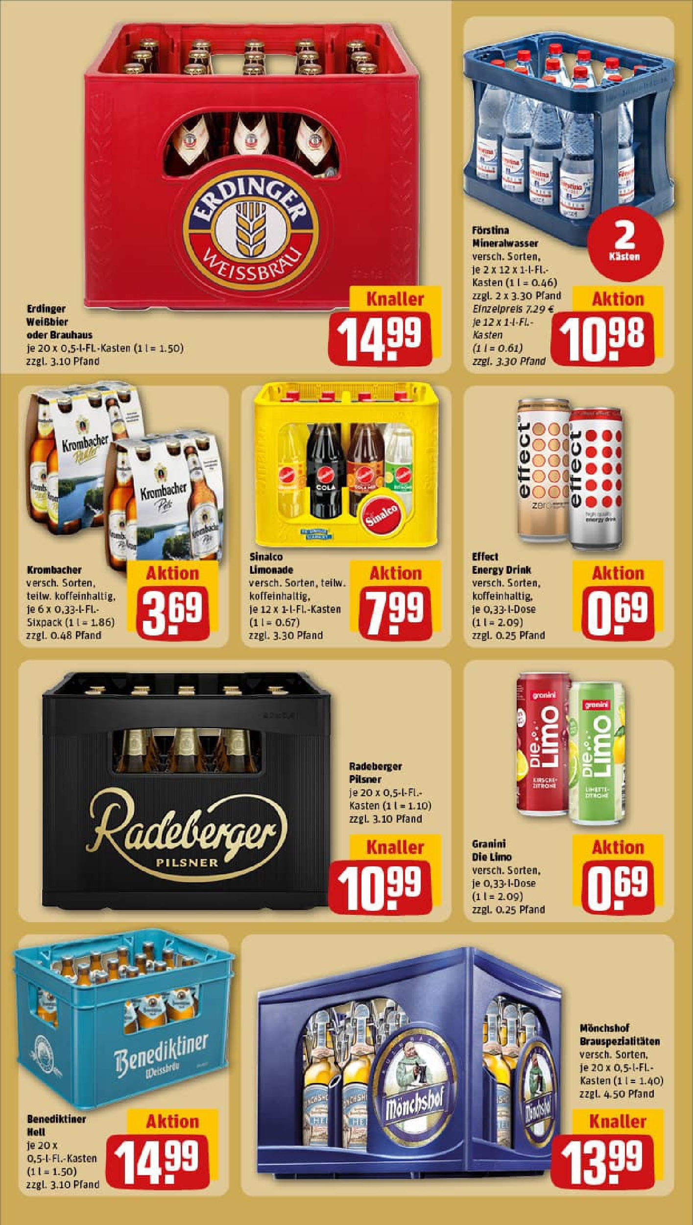 REWE Prospekt ab 07.09.2025 zum Blättern » Angebote | Seite: 18 | Produkte: Sinalco, Weißbier, Granini, Granini die limo REWE Prospekt ab 07.09.2025 zum Blättern » Angebote | Seite: 18 | Produkte: Sinalco, Weißbier, Granini, Granini die limo