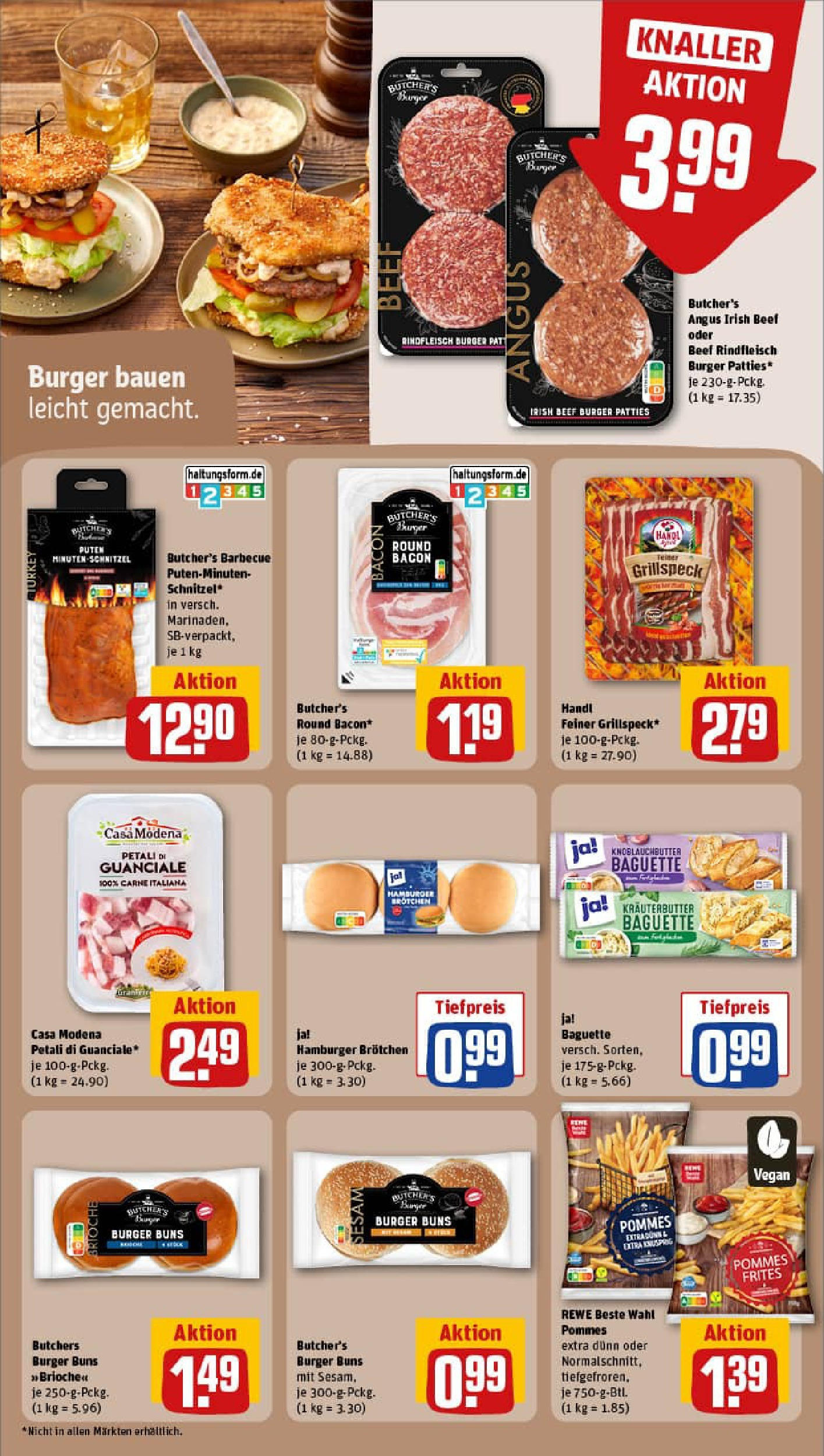 REWE Prospekt ab 07.09.2025 zum Blättern » Angebote | Seite: 16 | Produkte: Baguette, Kräuterbutter, Pommes frites, Rindfleisch REWE Prospekt ab 07.09.2025 zum Blättern » Angebote | Seite: 16 | Produkte: Baguette, Kräuterbutter, Pommes frites, Rindfleisch