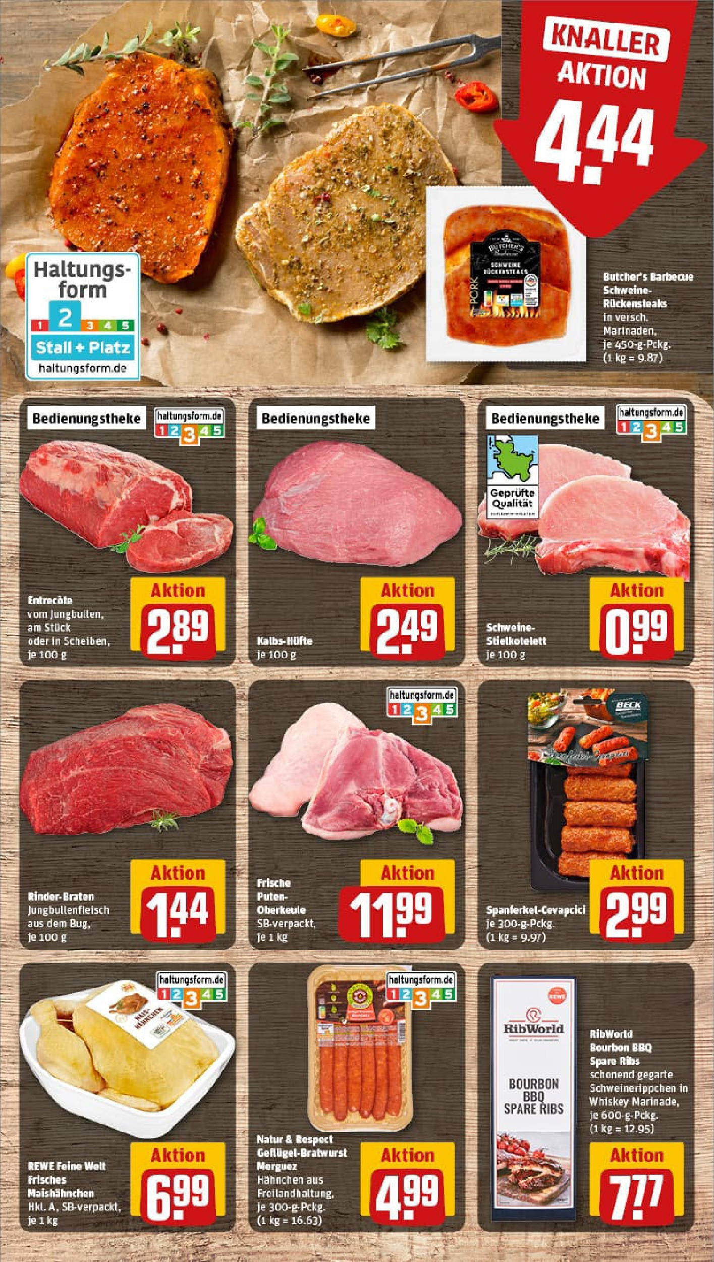 REWE Prospekt ab 07.09.2025 zum Blättern » Angebote | Seite: 8 | Produkte: Hahnchen, Entrecote, Steak, Whiskey