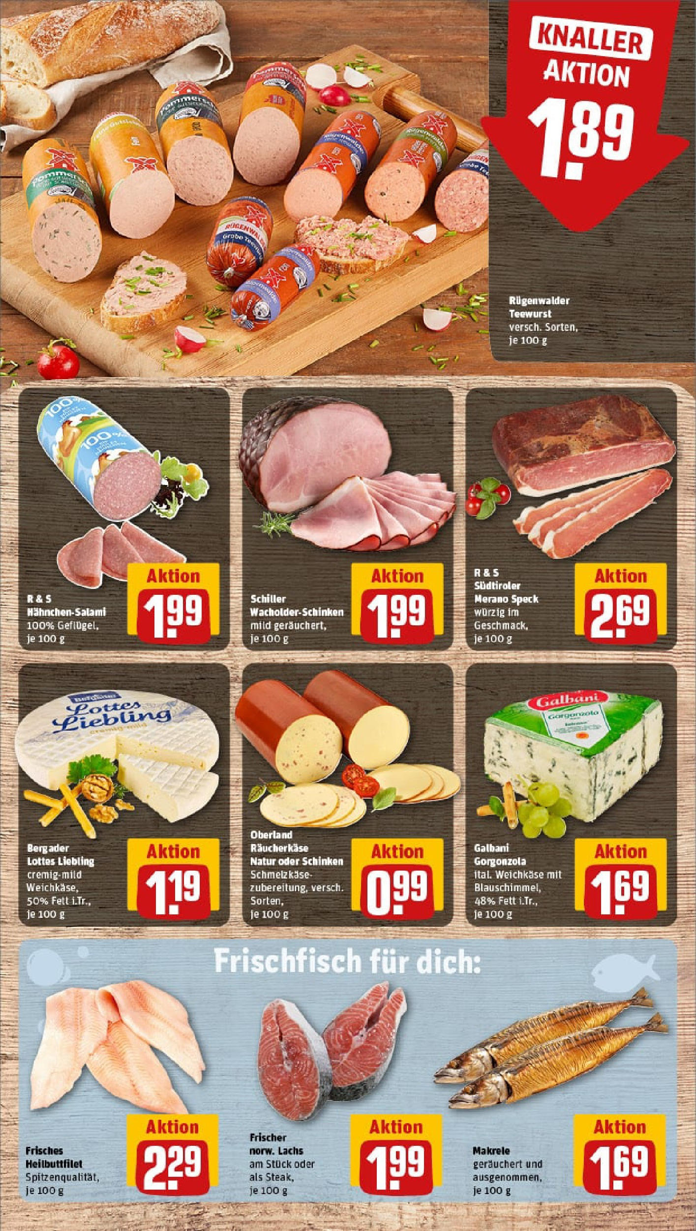 REWE Prospekt ab 07.09.2025 zum Blättern » Angebote | Seite: 9 | Produkte: Lachs, Salami, Schinken REWE Prospekt ab 07.09.2025 zum Blättern » Angebote | Seite: 9 | Produkte: Lachs, Salami, Schinken