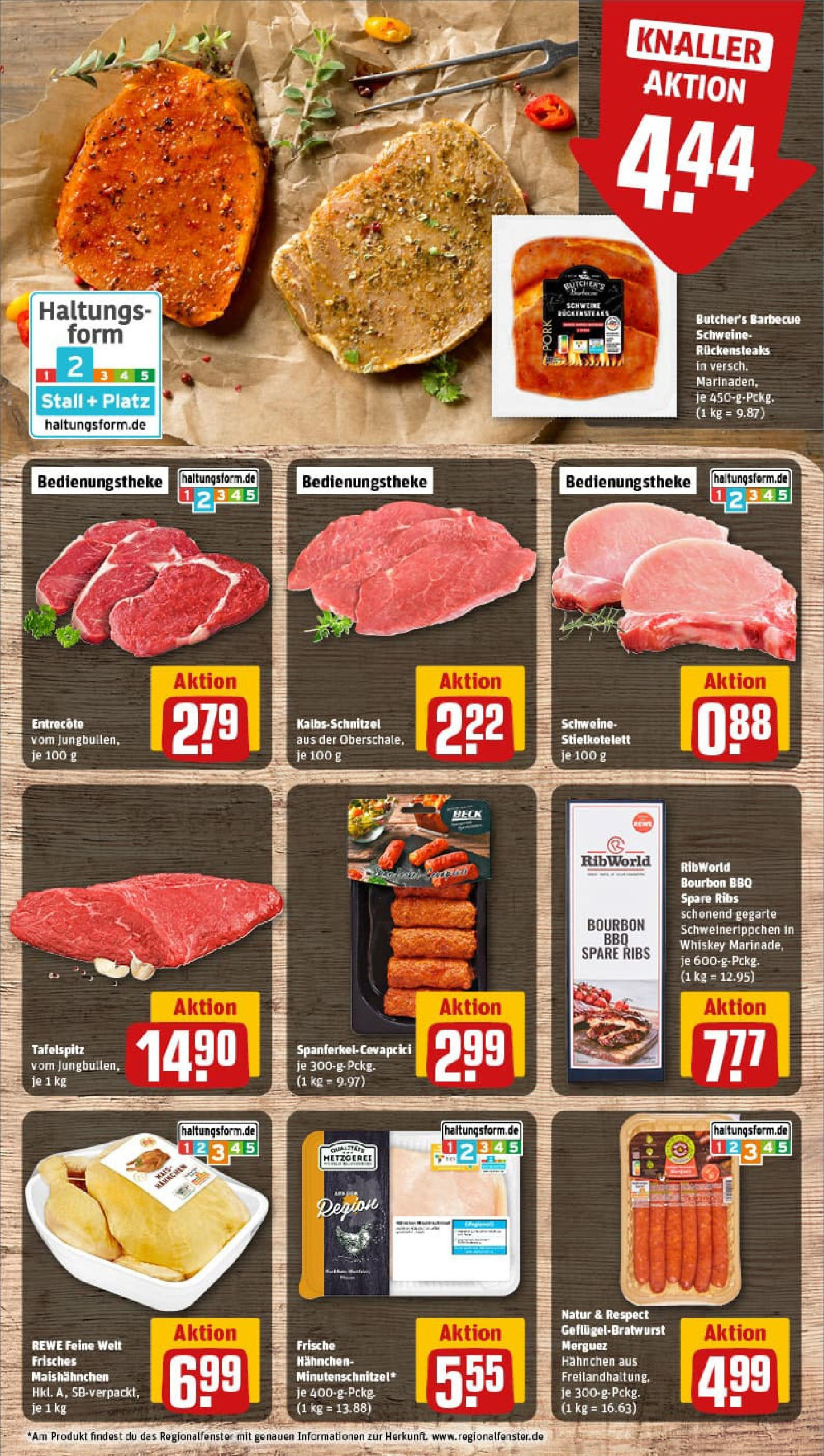 REWE Prospekt ab 07.09.2025 zum Blättern » Angebote | Seite: 8 | Produkte: Spare ribs, Cevapcici, Steak, Bourbon REWE Prospekt ab 07.09.2025 zum Blättern » Angebote | Seite: 8 | Produkte: Spare ribs, Cevapcici, Steak, Bourbon