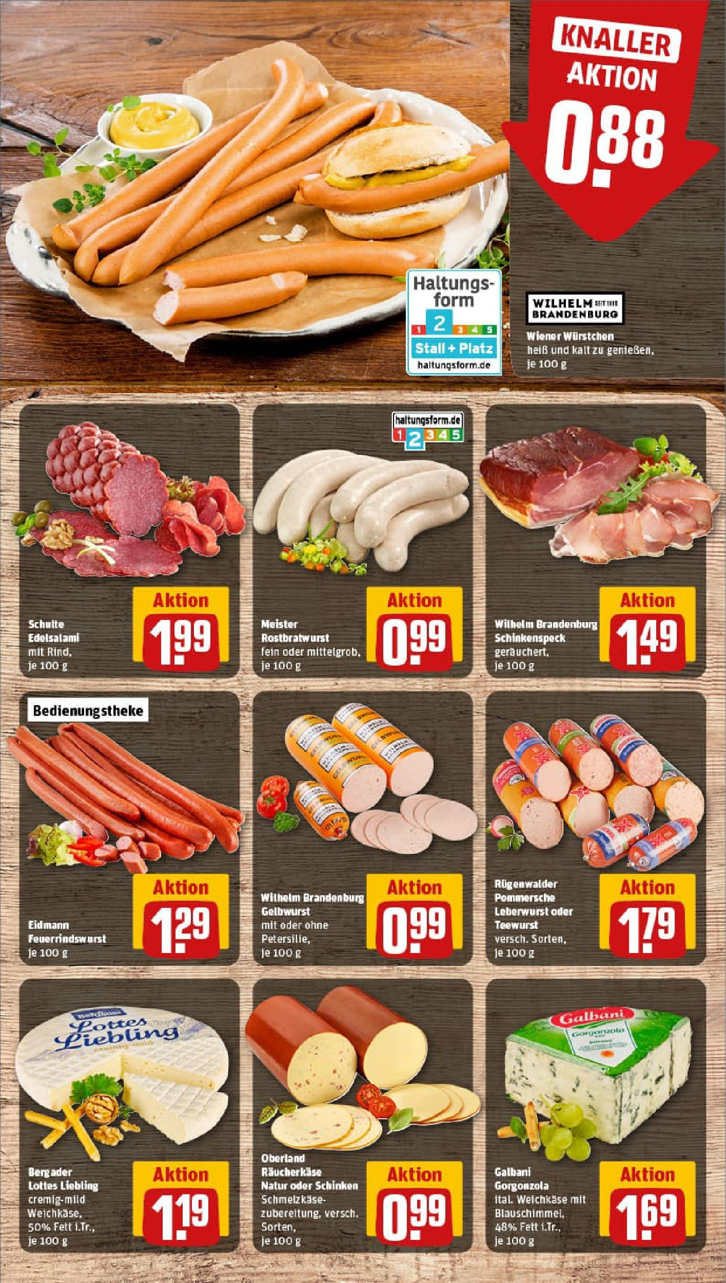 REWE Prospekt ab 07.09.2025 zum Blättern » Angebote | Seite: 9 | Produkte: Wiener wurstchen, Salami, Schinken REWE Prospekt ab 07.09.2025 zum Blättern » Angebote | Seite: 9 | Produkte: Wiener wurstchen, Salami, Schinken