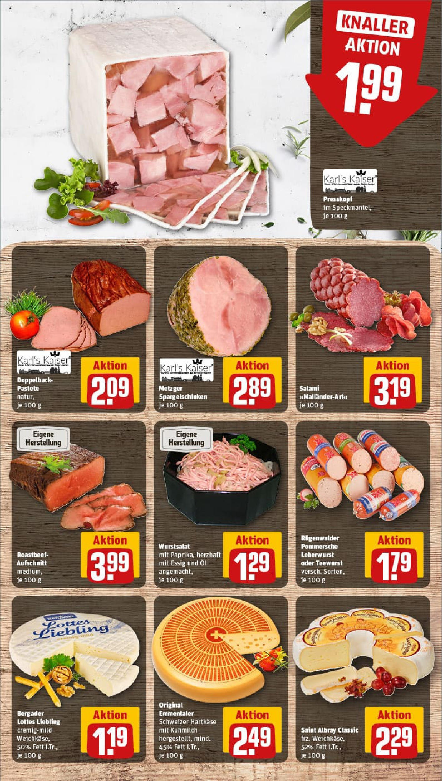 REWE Prospekt ab 07.09.2025 zum Blättern » Angebote | Seite: 9 | Produkte: Öl, Essig, Roastbeef, Salami REWE Prospekt ab 07.09.2025 zum Blättern » Angebote | Seite: 9 | Produkte: Öl, Essig, Roastbeef, Salami