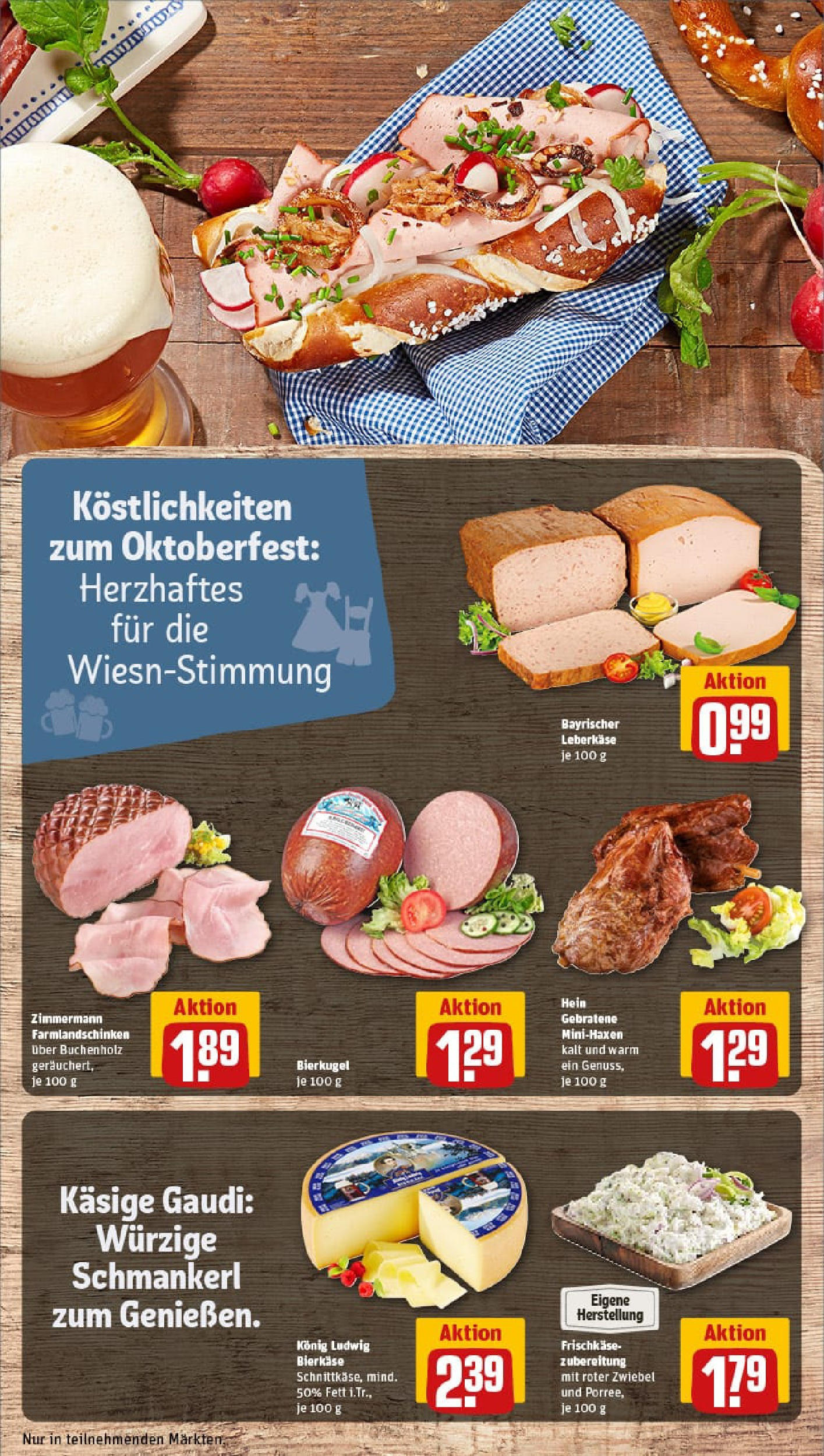 REWE Prospekt ab 07.09.2025 zum Blättern » Angebote | Seite: 11 | Produkte: Frischkase, Leberkase