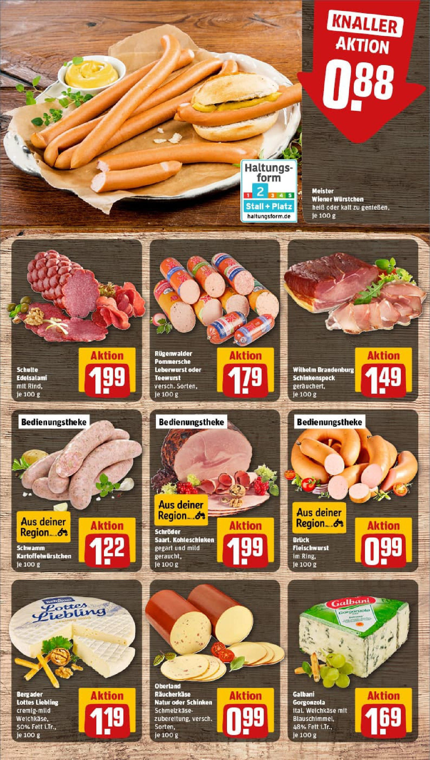 REWE Prospekt ab 07.09.2025 zum Blättern » Angebote | Seite: 13 | Produkte: Wiener wurstchen, Salami, Schinken REWE Prospekt ab 07.09.2025 zum Blättern » Angebote | Seite: 13 | Produkte: Wiener wurstchen, Salami, Schinken
