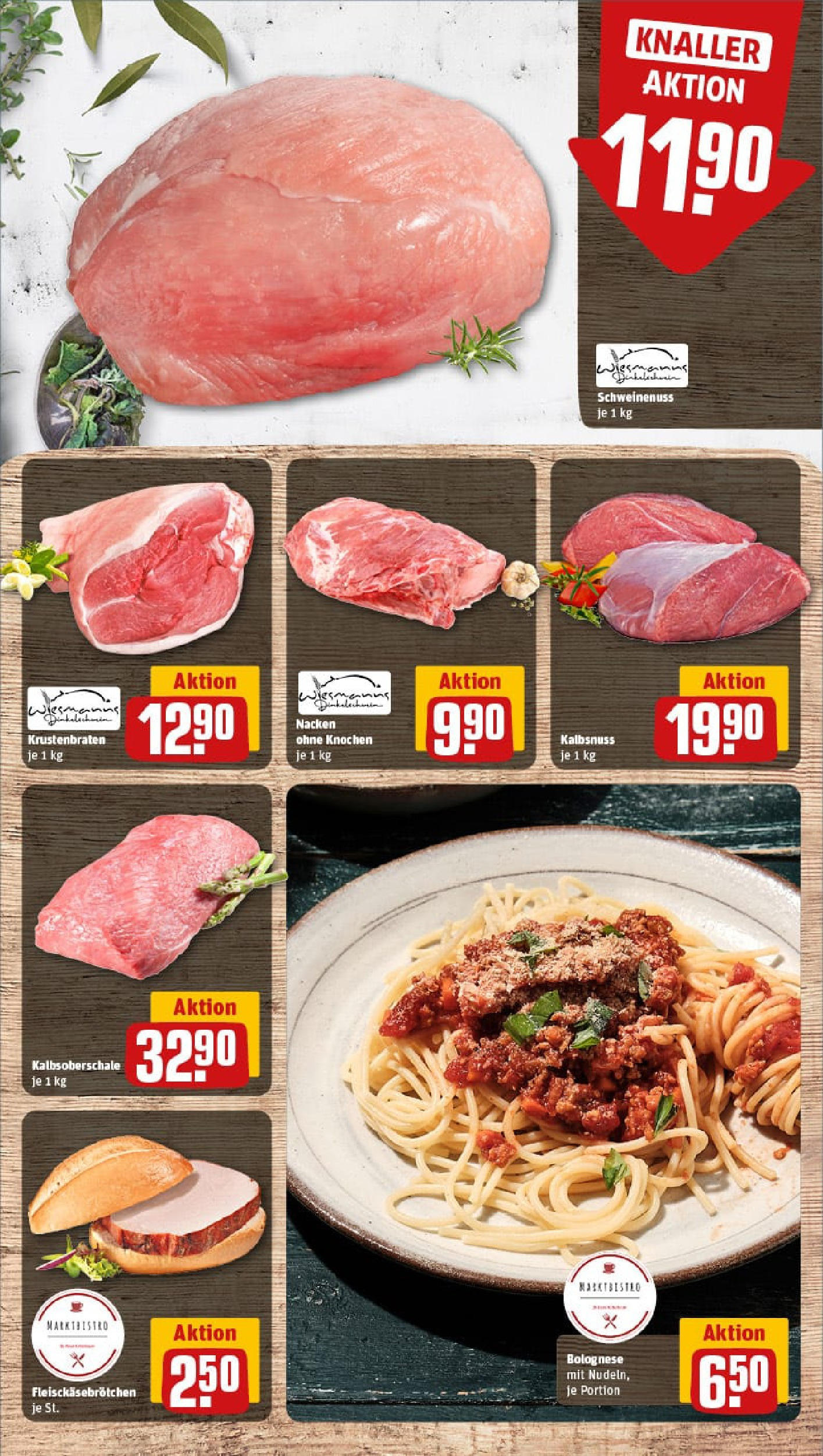 REWE Prospekt ab 07.09.2025 zum Blättern » Angebote | Seite: 8 | Produkte: Krustenbraten, Nudeln REWE Prospekt ab 07.09.2025 zum Blättern » Angebote | Seite: 8 | Produkte: Krustenbraten, Nudeln