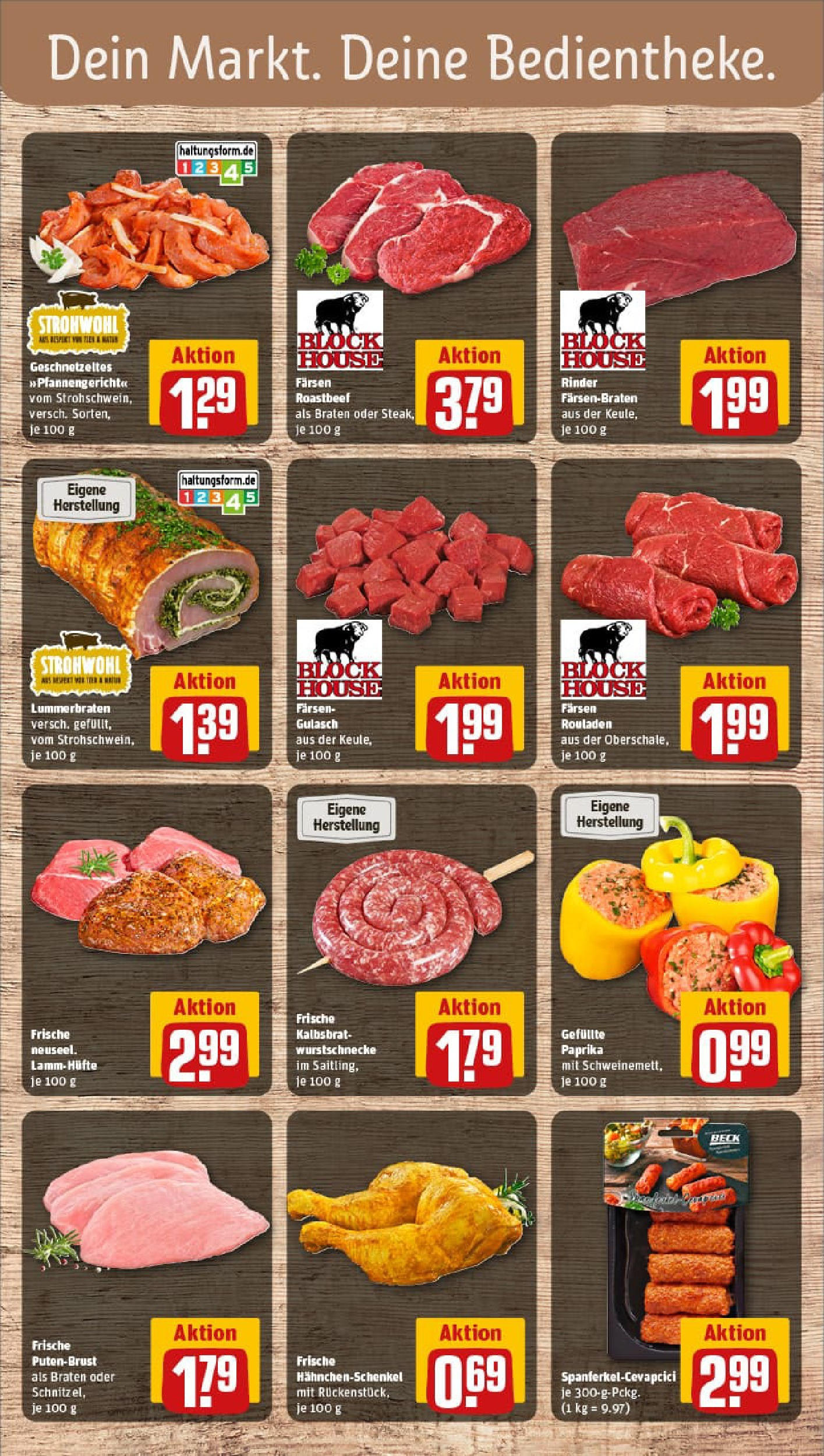 REWE Prospekt ab 07.09.2025 zum Blättern » Angebote | Seite: 8 | Produkte: Cevapcici, Roastbeef, Gulasch, Steak REWE Prospekt ab 07.09.2025 zum Blättern » Angebote | Seite: 8 | Produkte: Cevapcici, Roastbeef, Gulasch, Steak