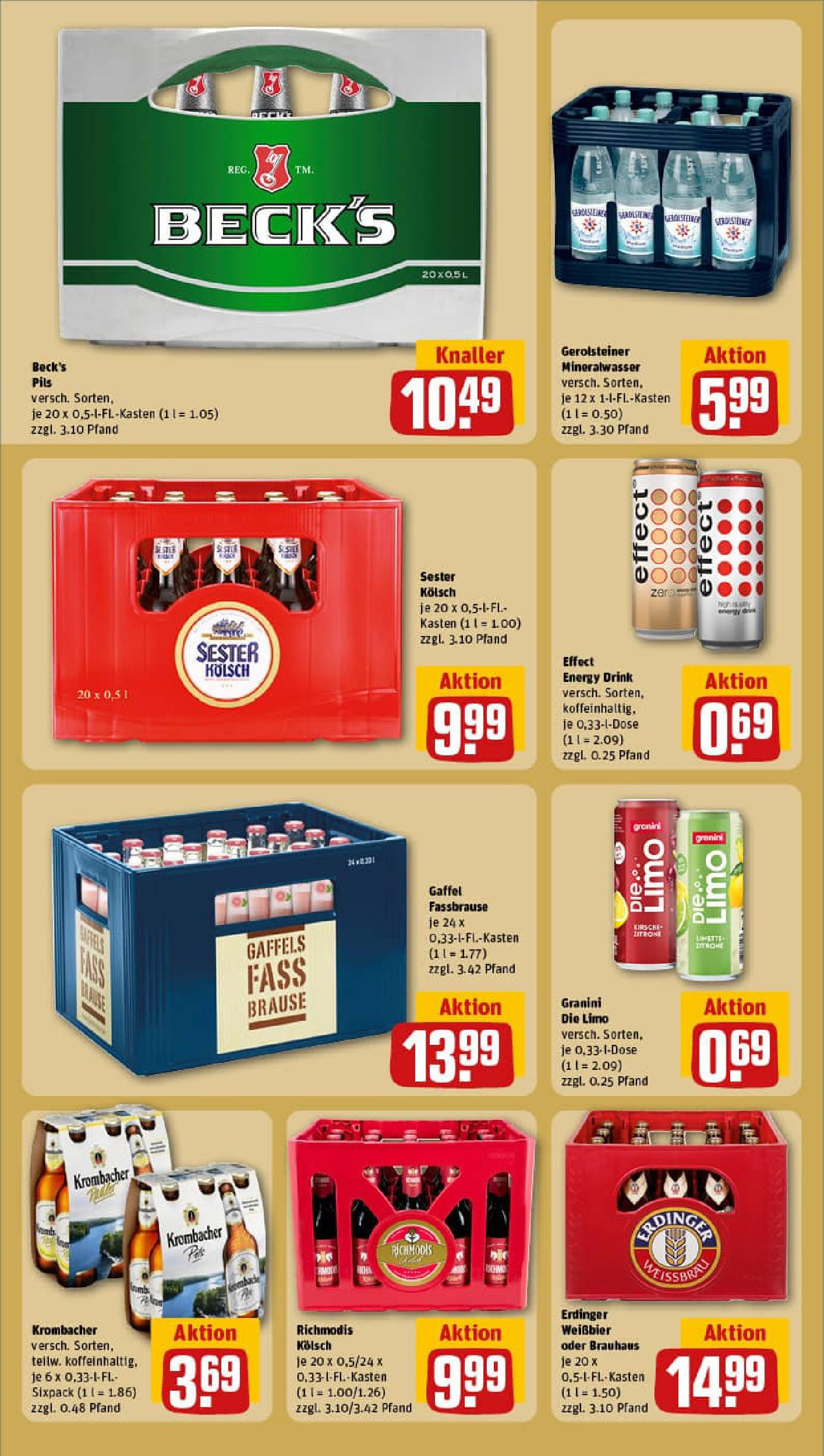 REWE Prospekt ab 07.09.2025 zum Blättern » Angebote | Seite: 18 | Produkte: Energy, Weißbier, Granini, Krombacher