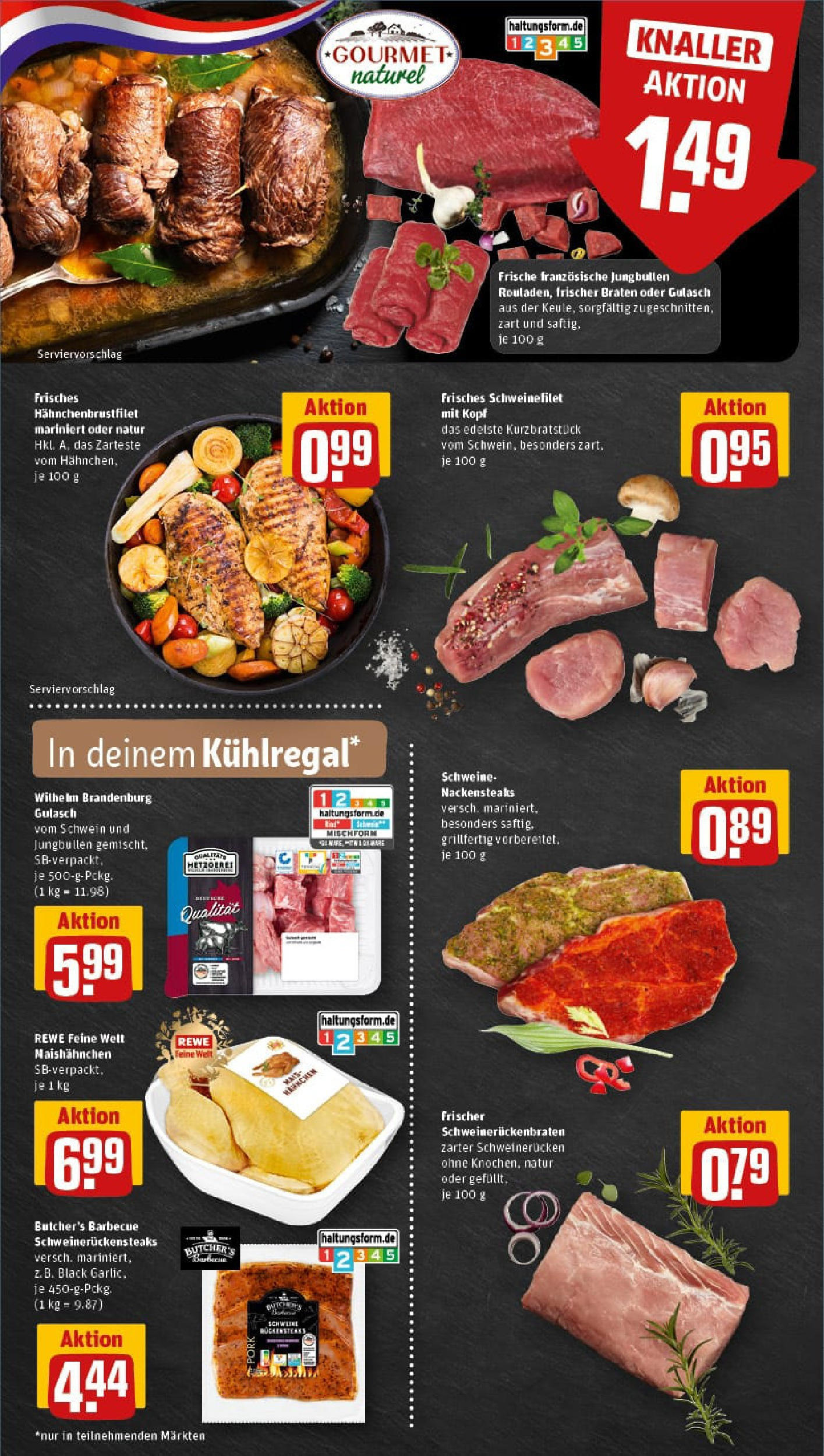 REWE Prospekt ab 07.09.2025 zum Blättern » Angebote | Seite: 6 | Produkte: Nackensteaks, Schweinefilet, Gulasch, Schweinerucken REWE Prospekt ab 07.09.2025 zum Blättern » Angebote | Seite: 6 | Produkte: Nackensteaks, Schweinefilet, Gulasch, Schweinerucken