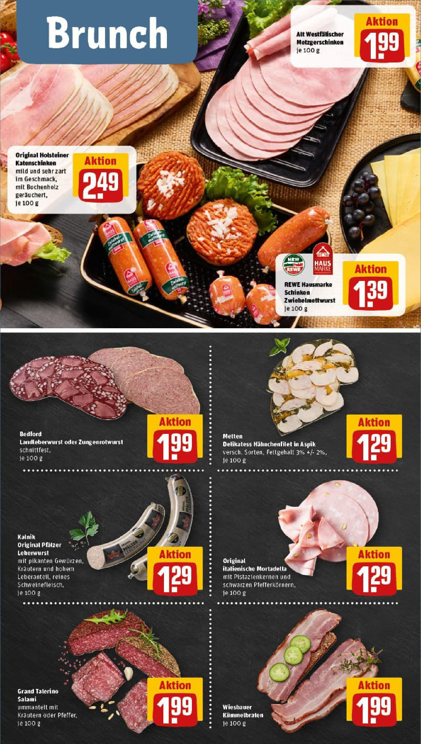 REWE Prospekt ab 07.09.2025 zum Blättern » Angebote | Seite: 8 | Produkte: Salami, Schinken REWE Prospekt ab 07.09.2025 zum Blättern » Angebote | Seite: 8 | Produkte: Salami, Schinken